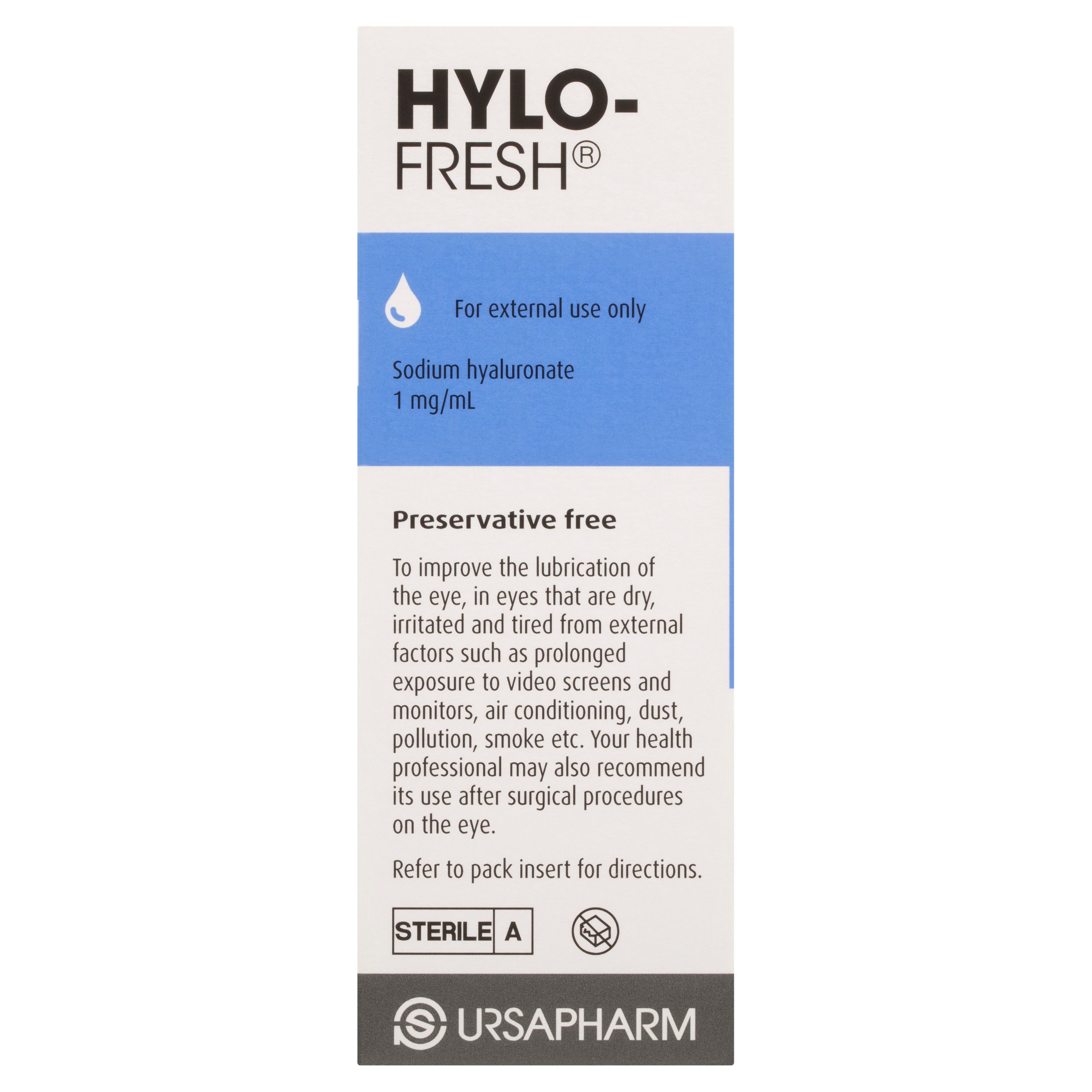 Hylo-Fresh Lubricating Eye Drops 1mg/mL - 10ml - Image 3