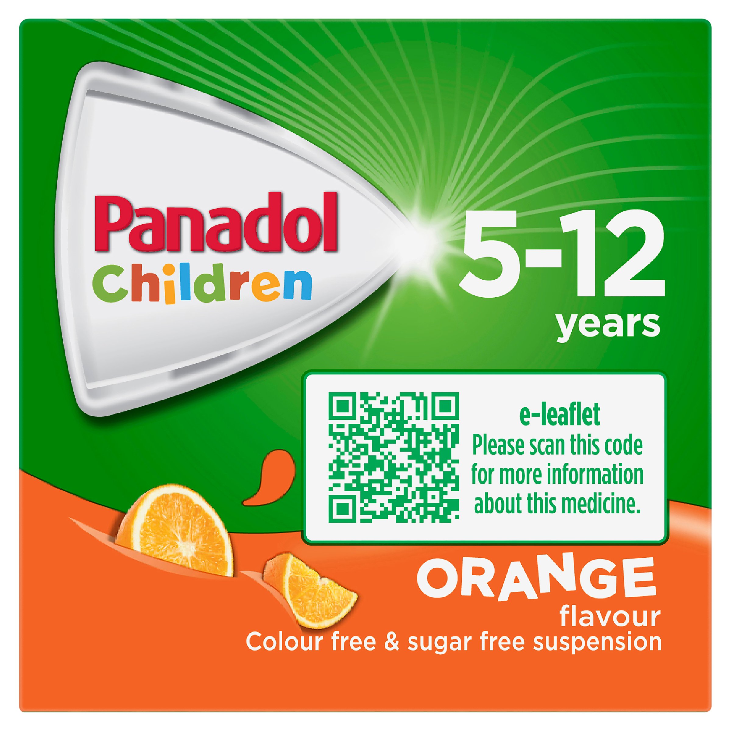 Panadol Children 5-12 Years Colourfree Suspension Orange Flavour 100ml - Image 5