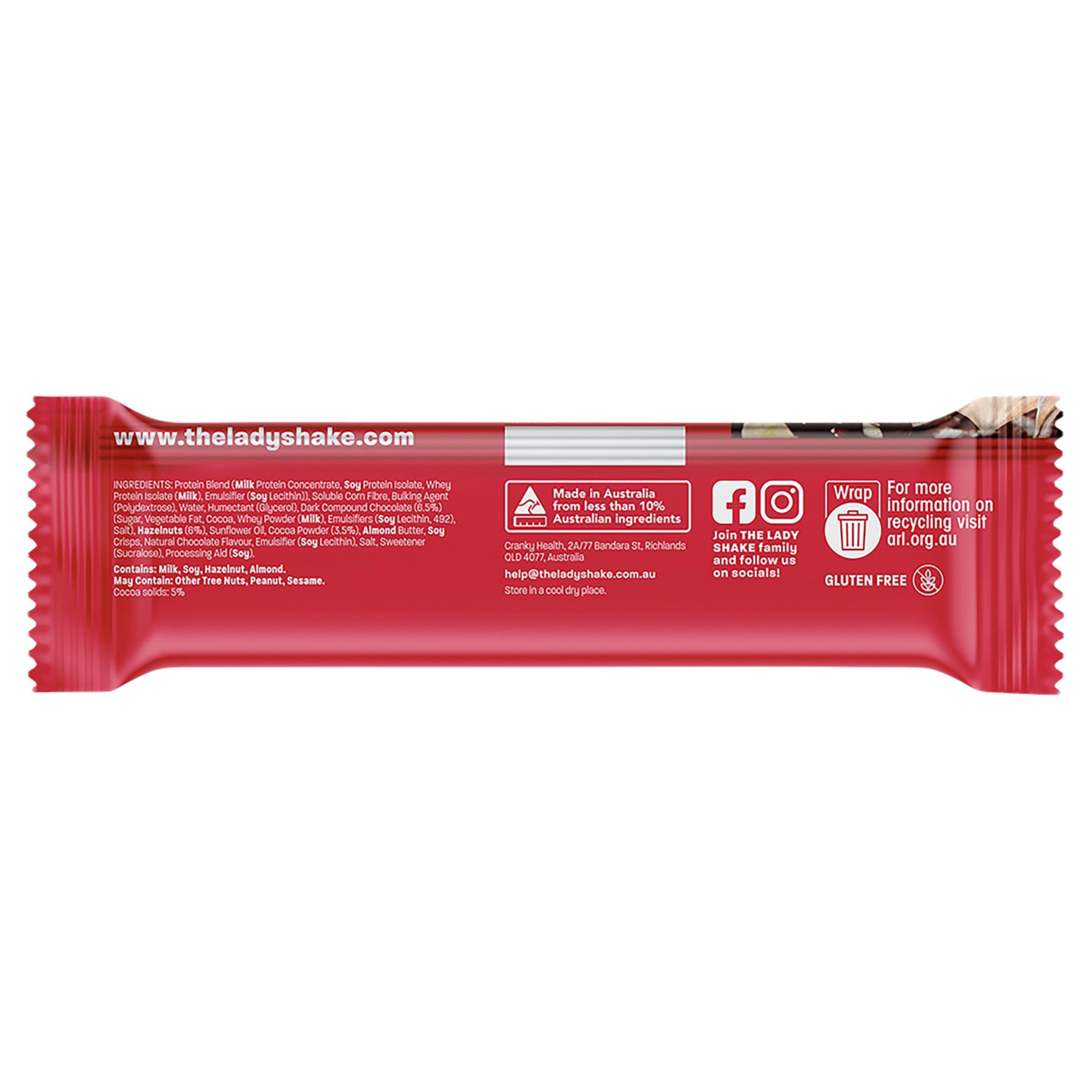 The Lady Bar Choc Hazelnut 50g - Image 3