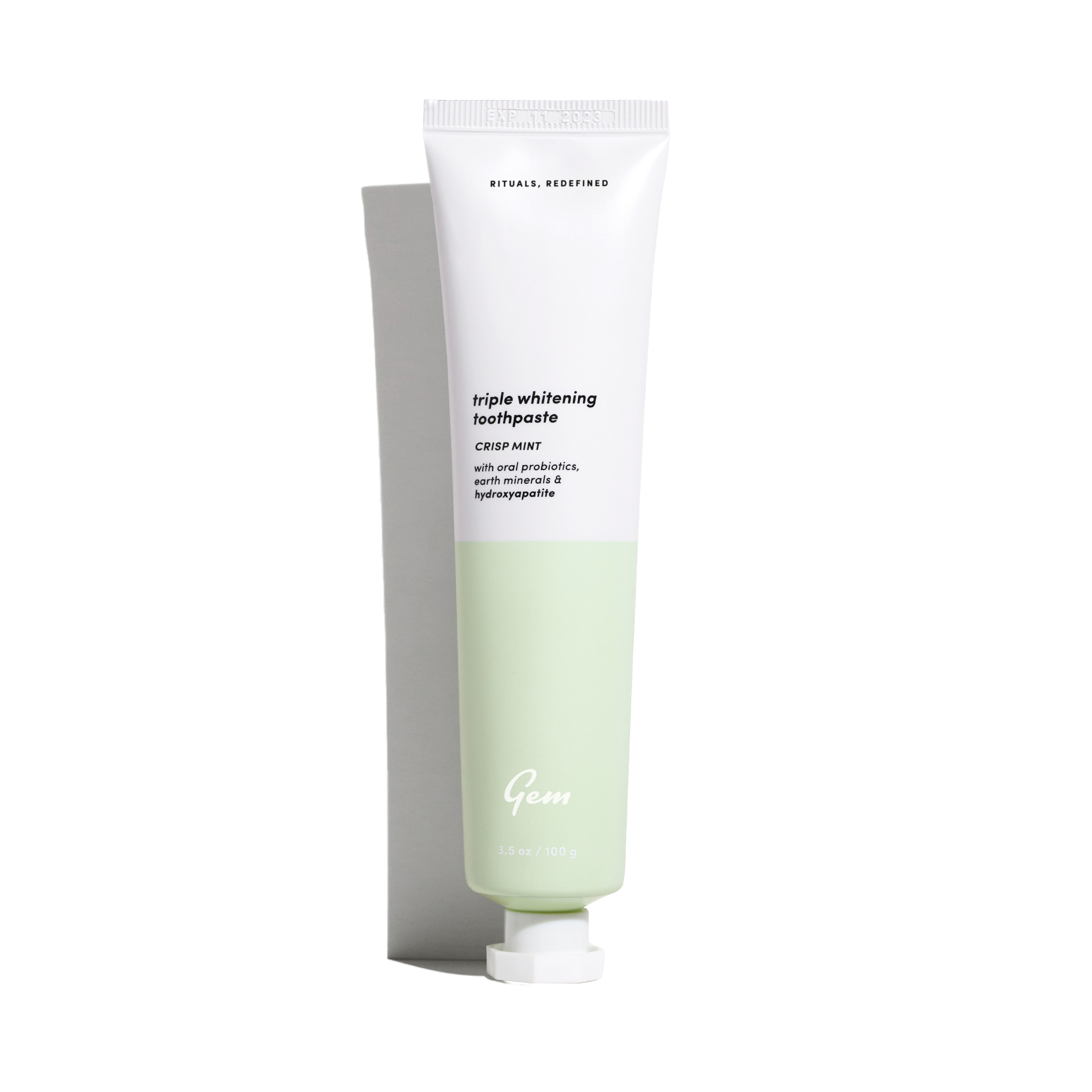 Gem Triple Whitening Toothpaste Crisp Mint 100g - Image 2
