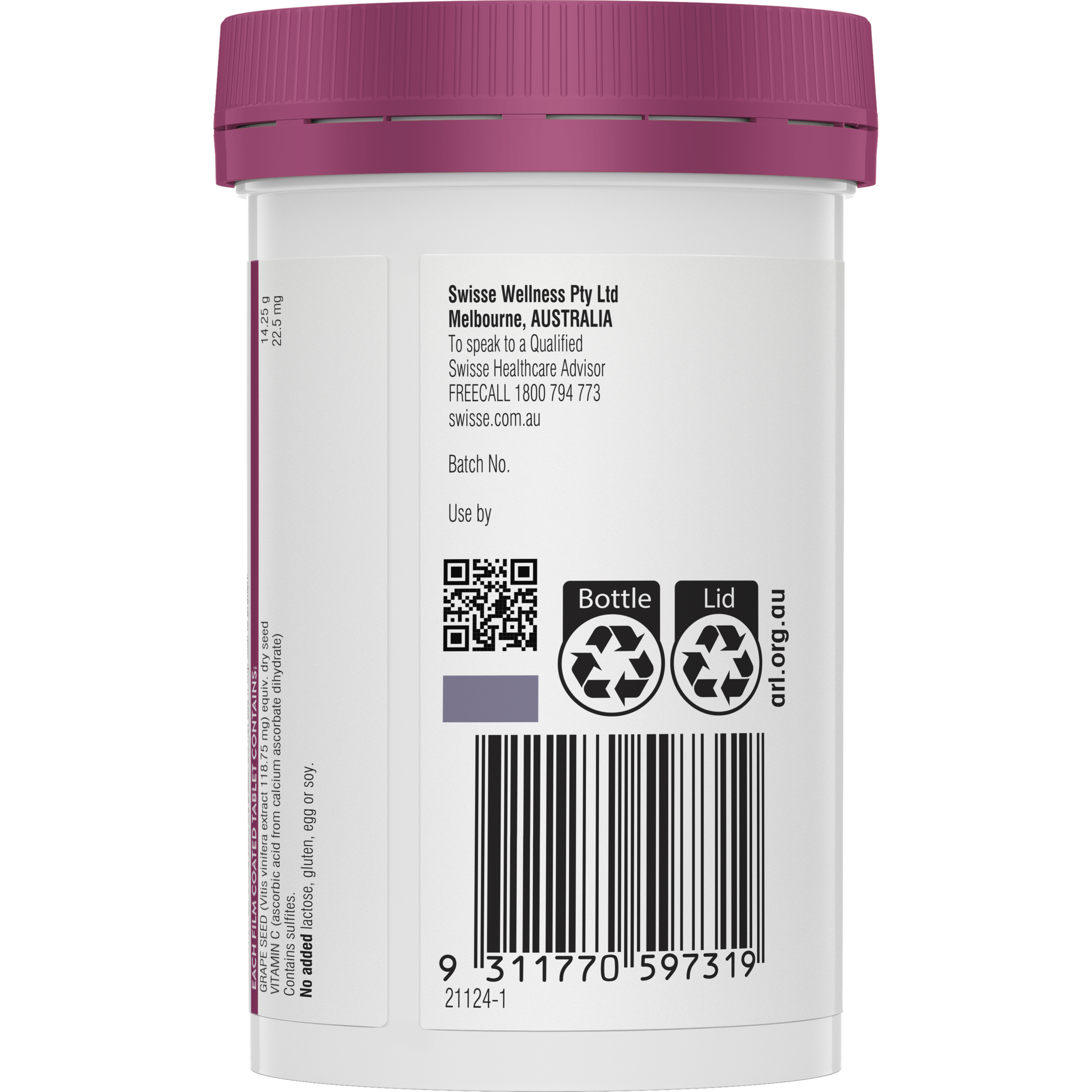 Swisse Ultiboost Grape Seed 180 tablets - Image 3