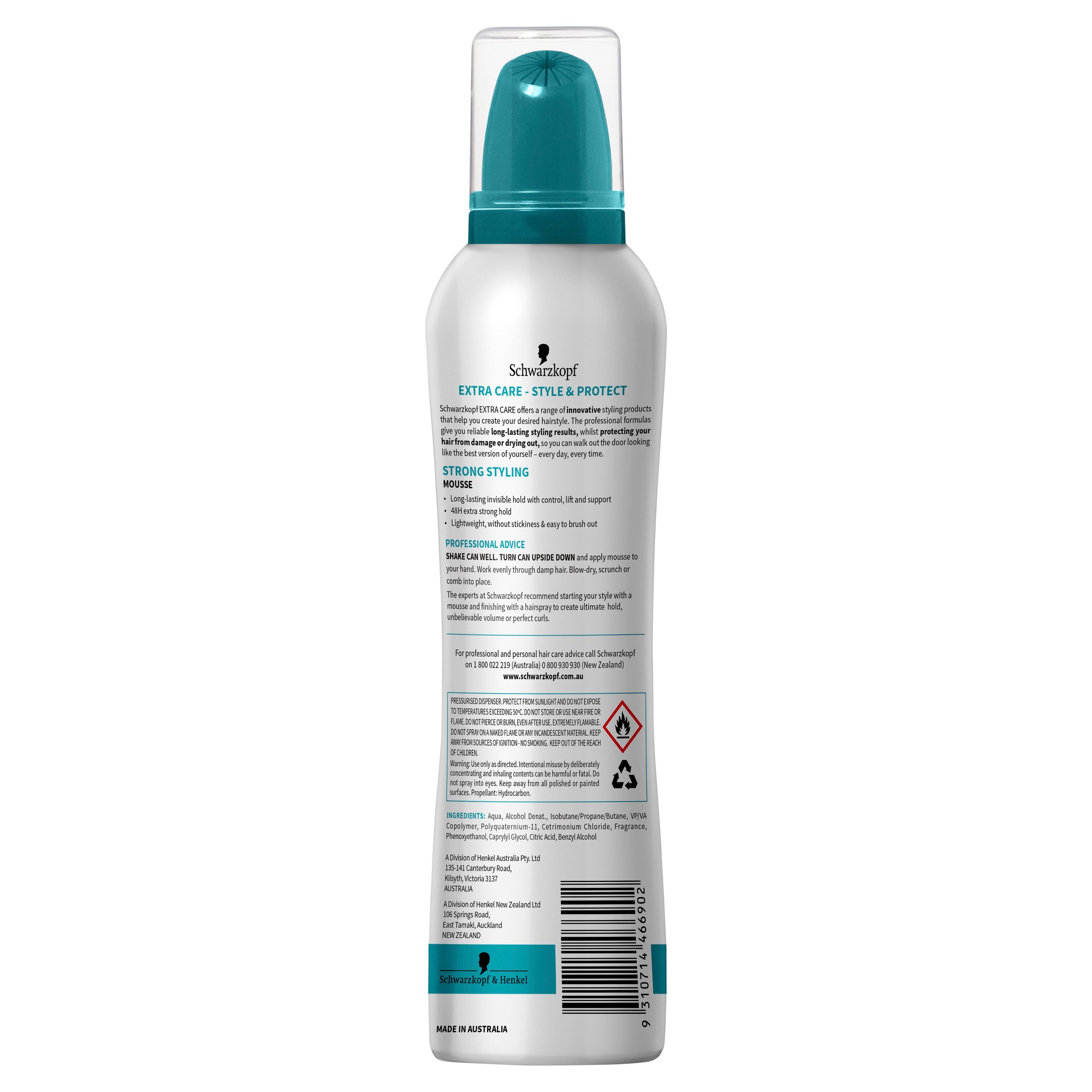 Schwarzkopf EC Strong Styling Mousse 150g - Image 2