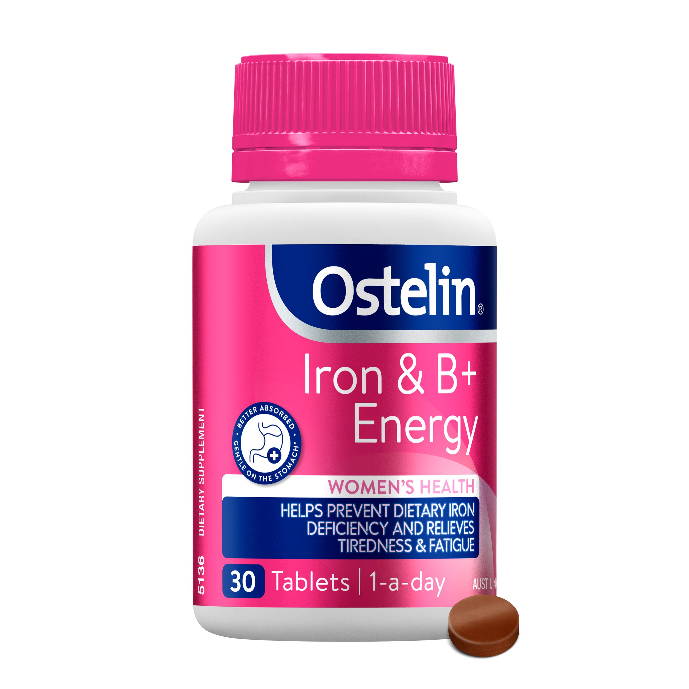 Ostelin Iron & B+ Energy 30 tablets - Image 9