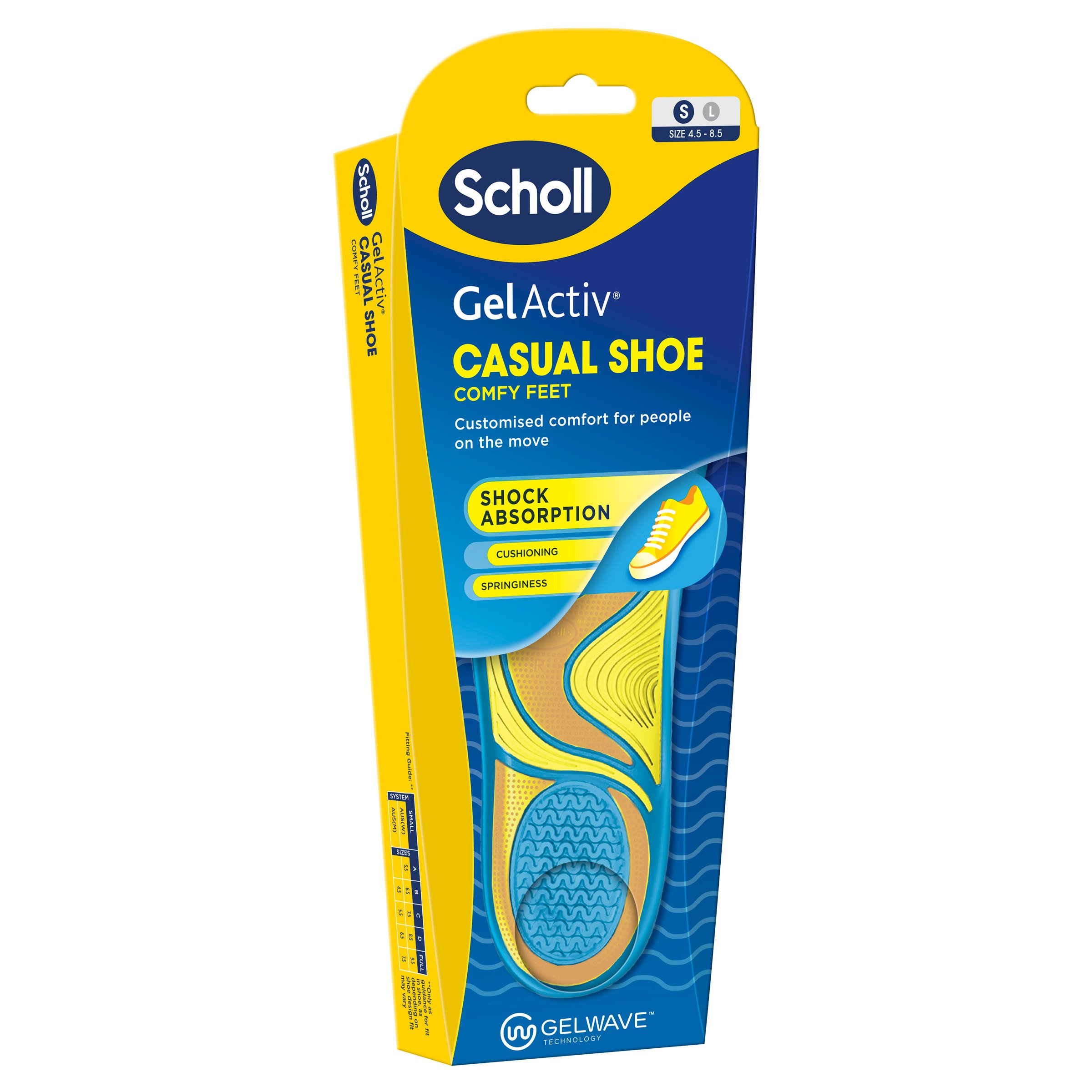 Scholl Gel Activ Insole Casual Small 1 each - Image 9