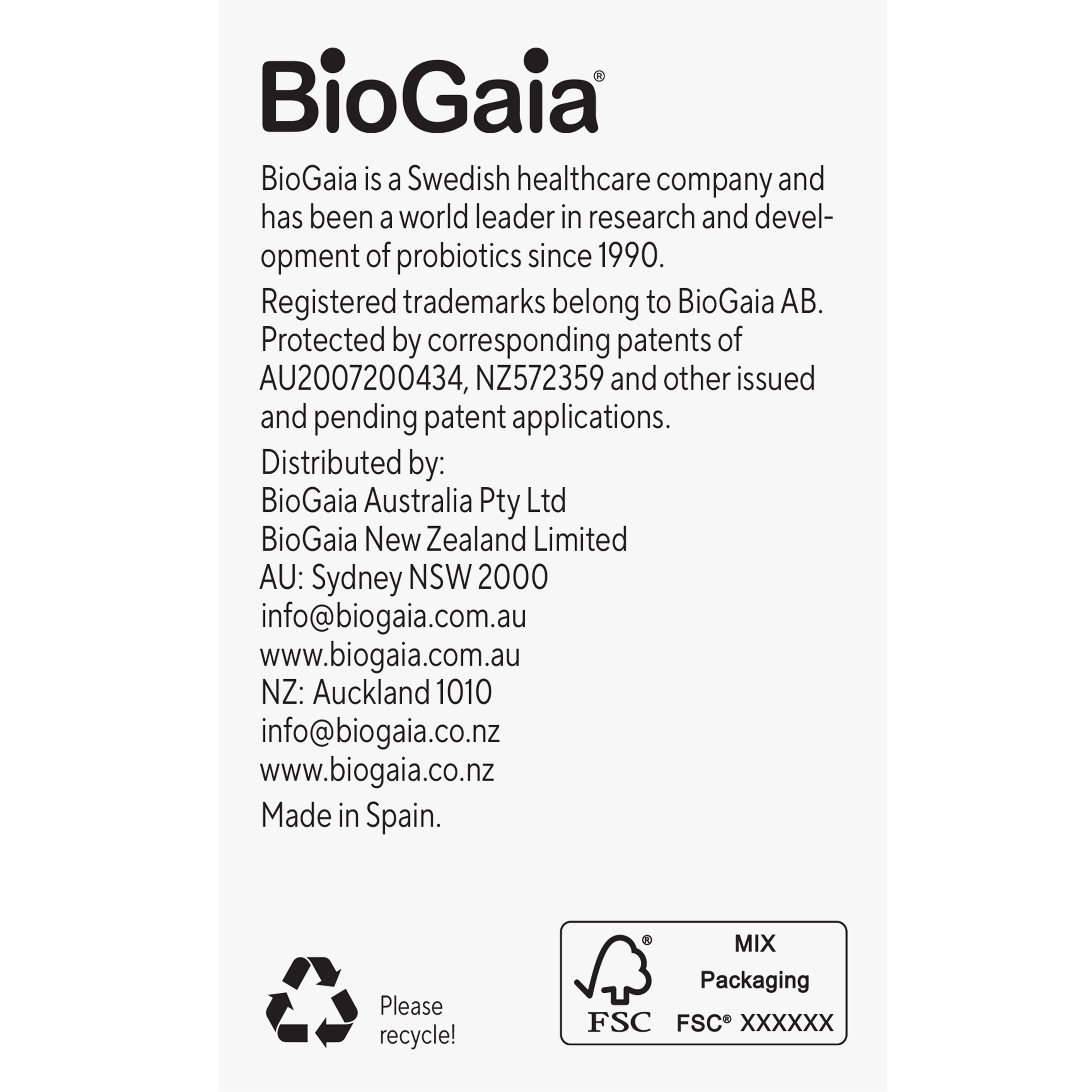 BioGaia Gastrus Pure Capsules 30 Pack - Image 4