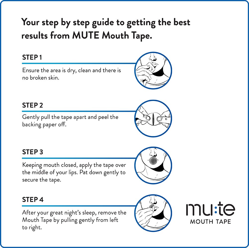 Mute Mouth Tape (1 Month Supply) 30 pieces - Image 8