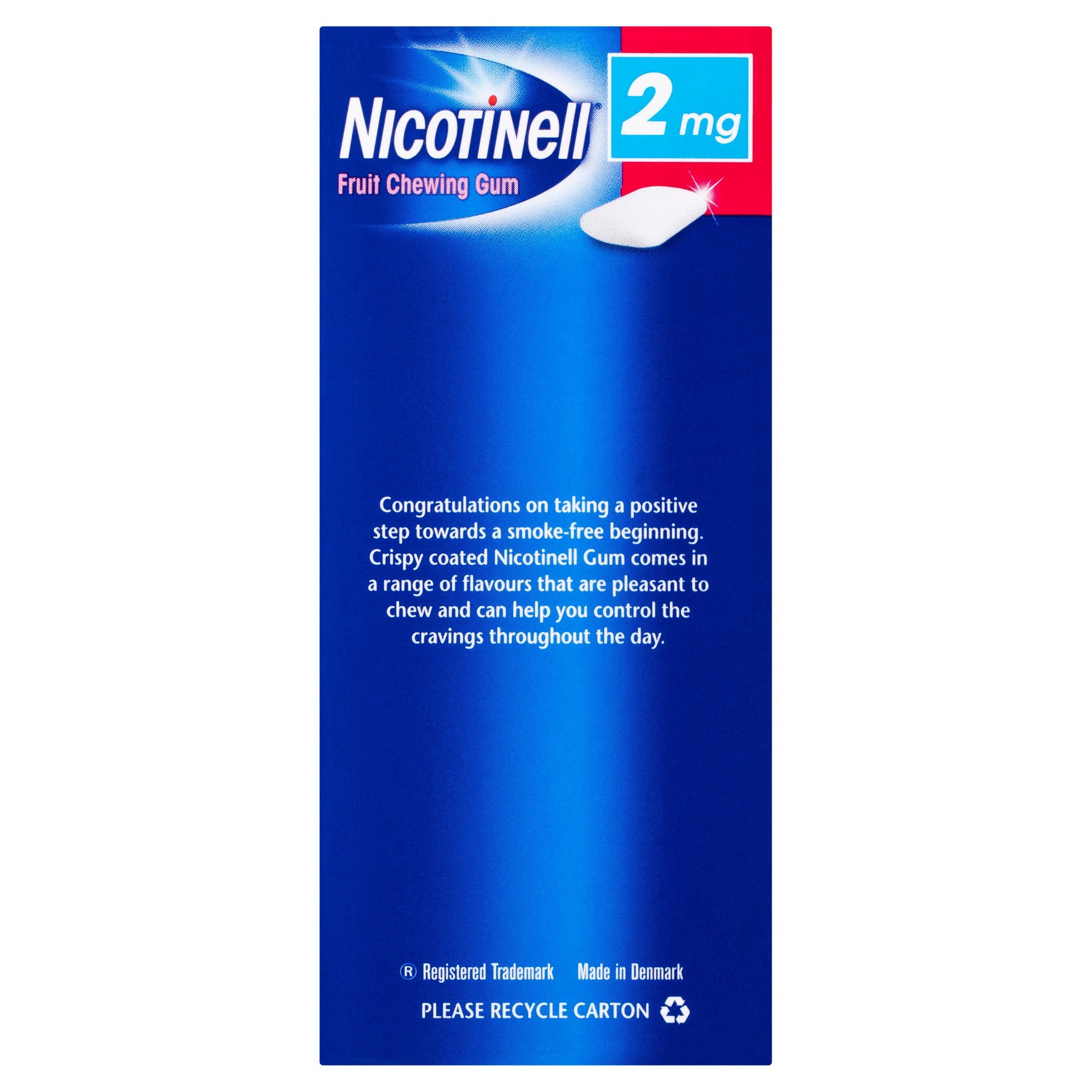 Nicotinell Fruit Nicotine Chewing Gum 2mg Regular Strength 144 pieces - Image 3