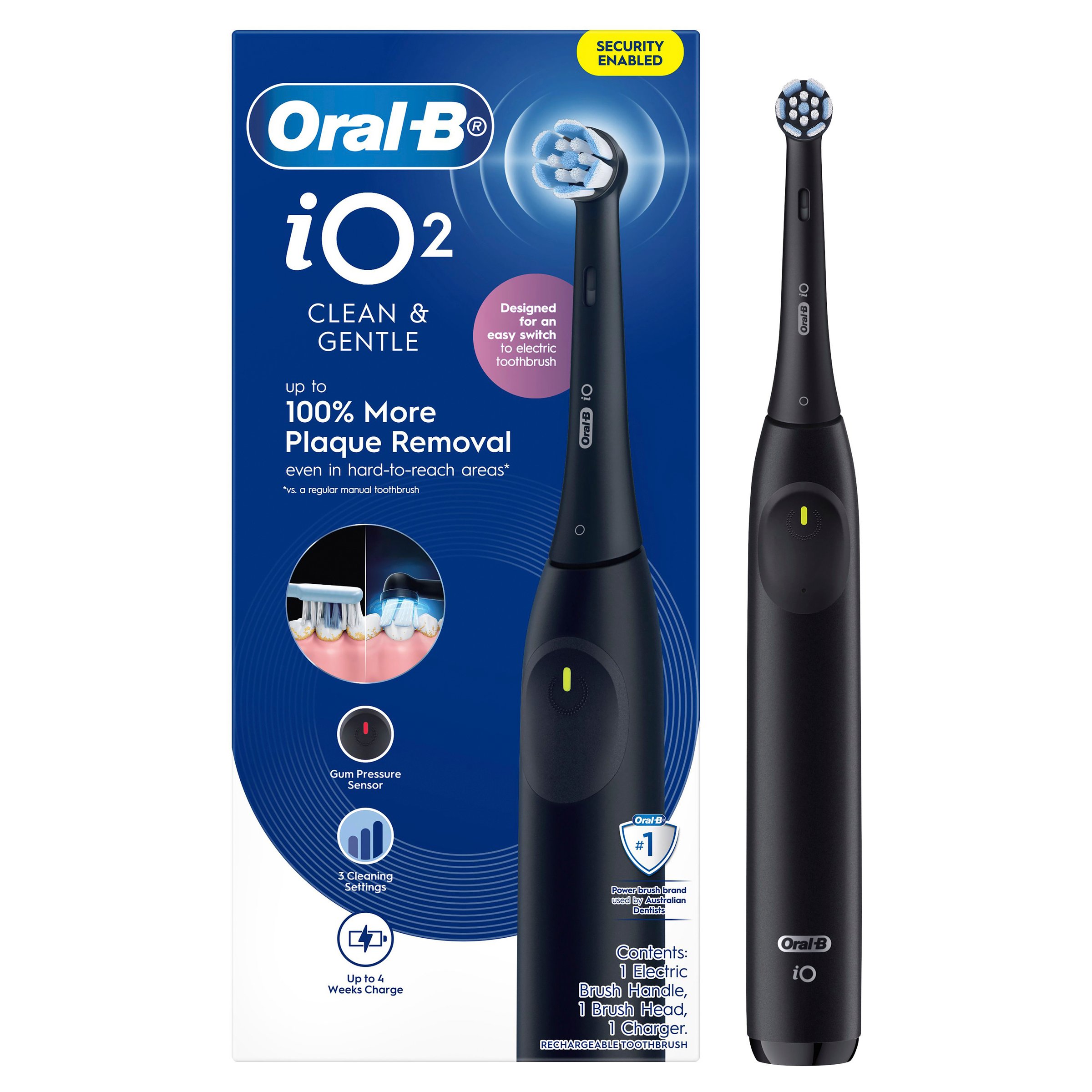 Oral-B iO2 Black Electric Toothbrush 1 pack - Image 14