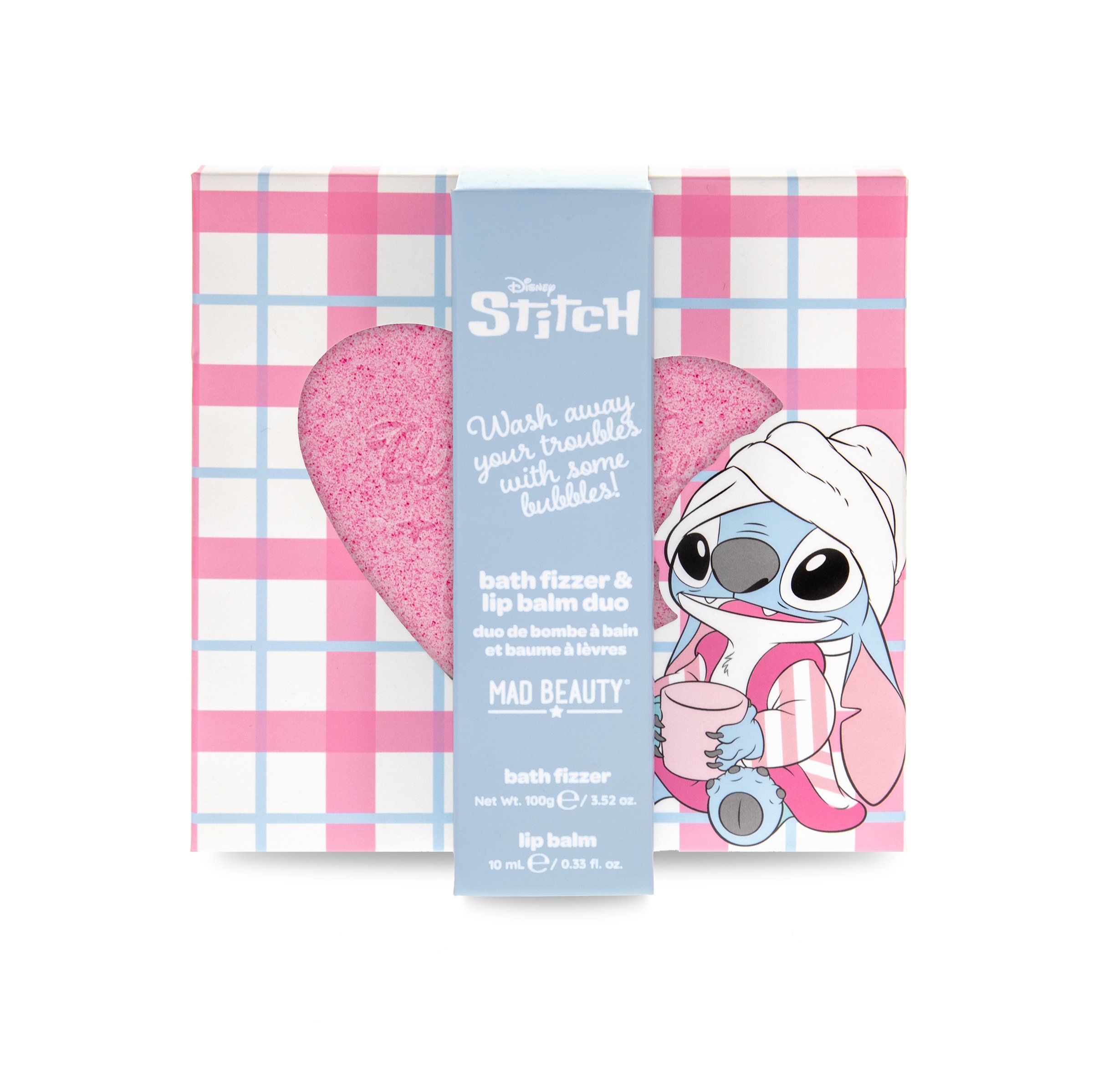 Disney Stitch Pamper Fizzer & Lip Balm 1 each