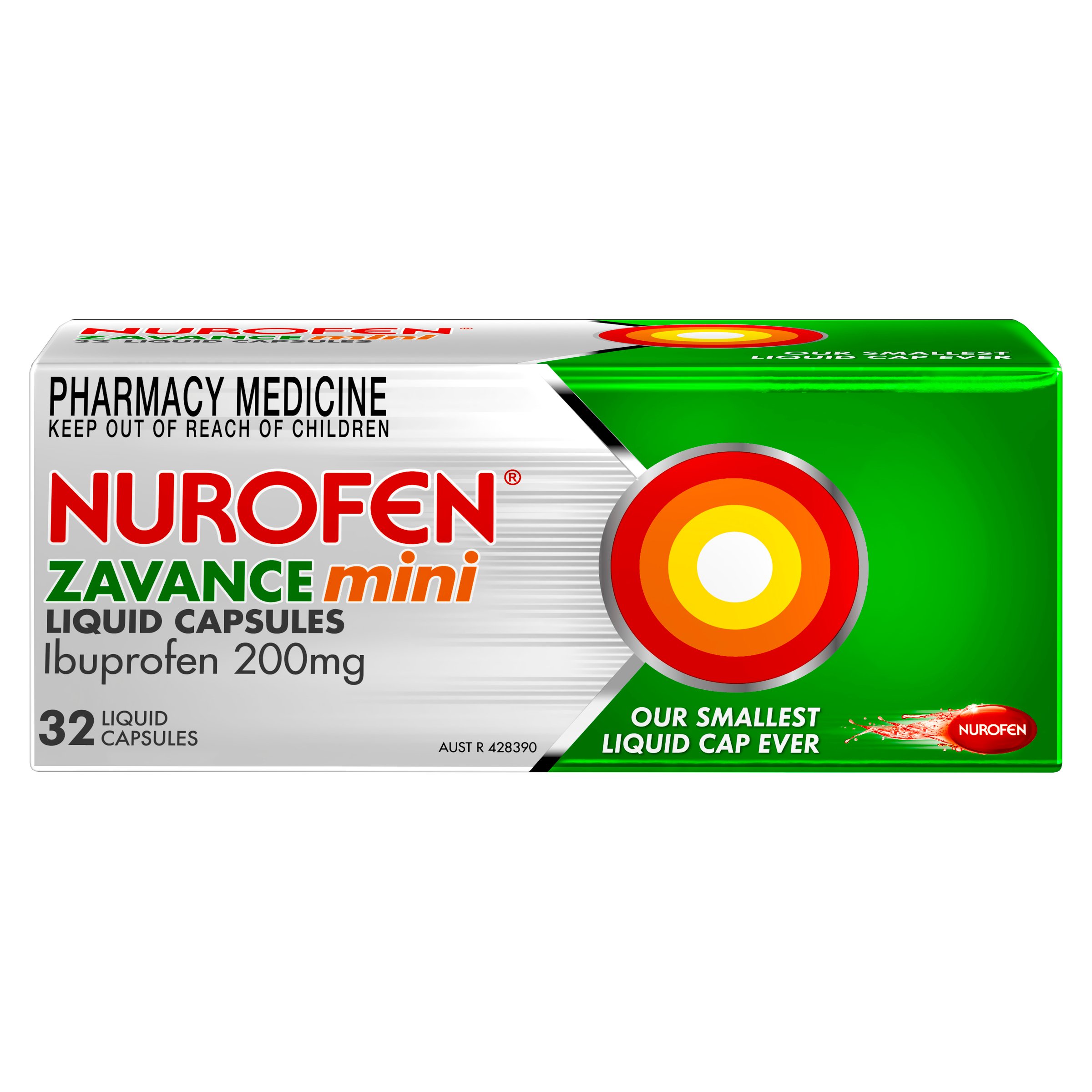 Nurofen Zavance Mini 32 liquid capsules - Image 7