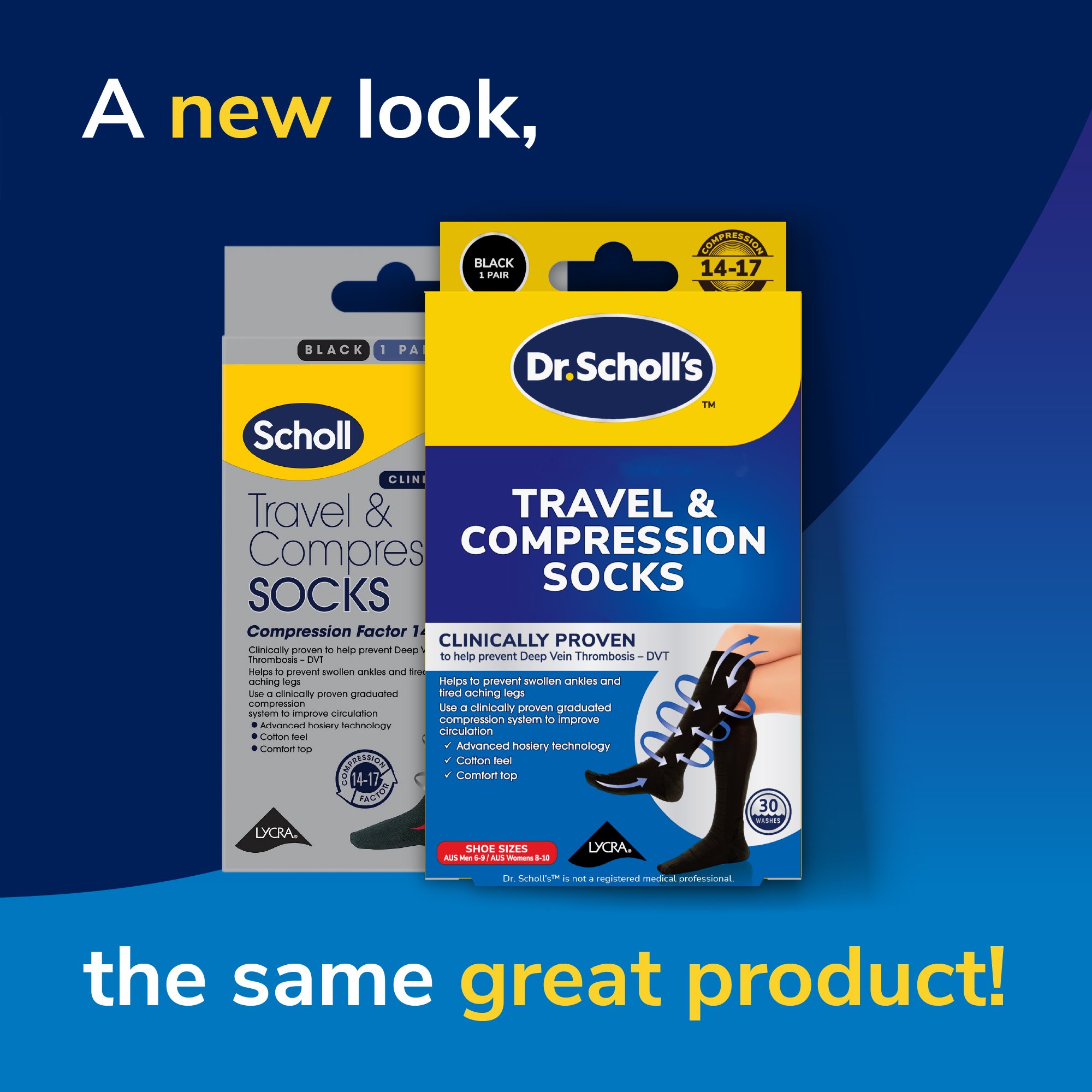 Scholl Travel & Compression Socks Medium 1 pair - Image 7