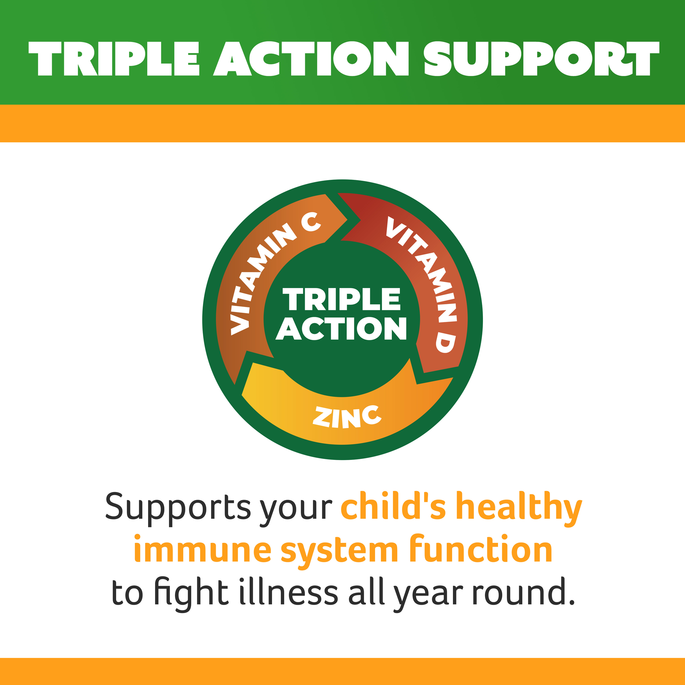 Cenovis Kids Triple Action Immune 60 chewable tablets - Image 4
