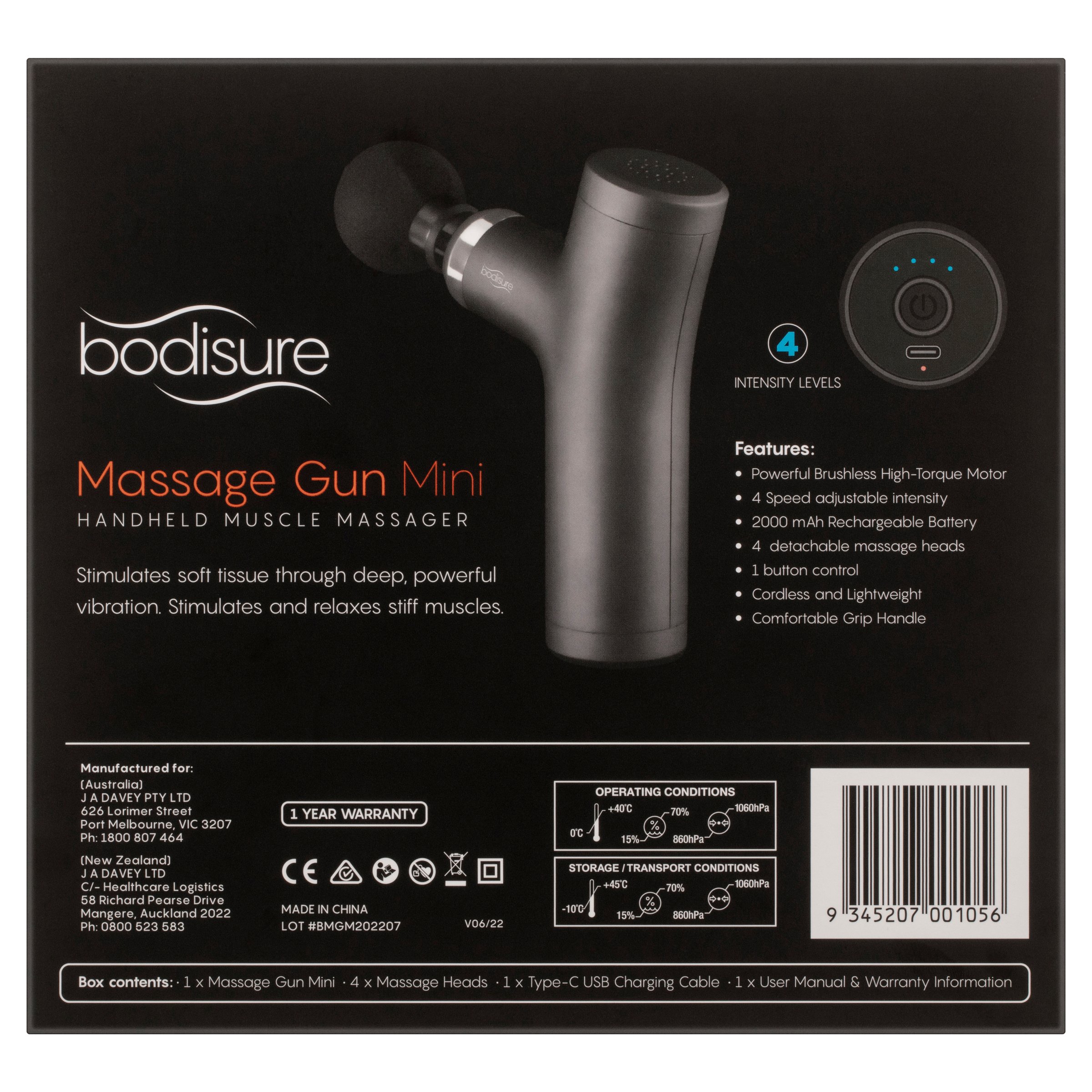 Bodisure Massage Gun Mini 1 each - Image 2