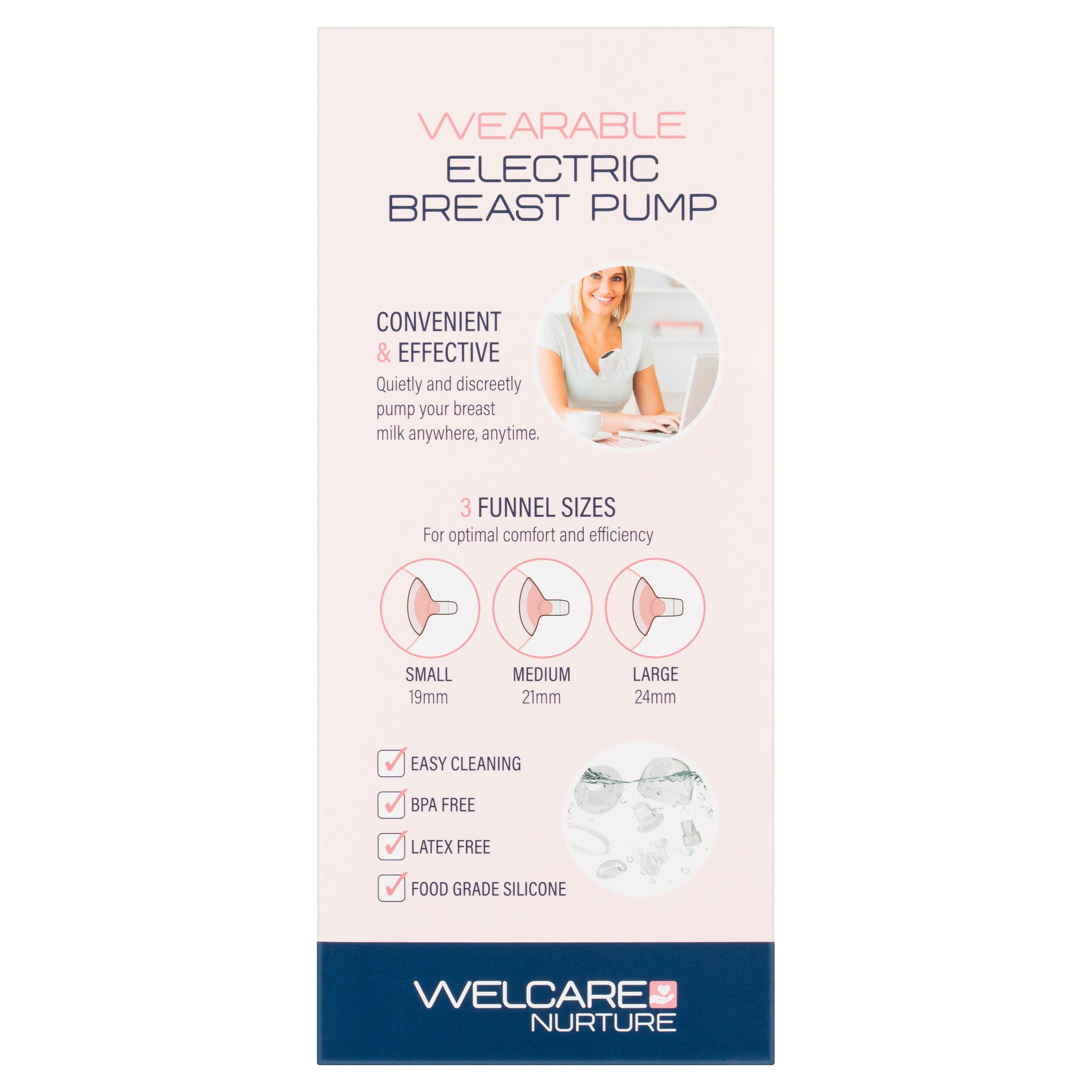 Welcare Nurture Wearable Electric Breast Pump Wnbp100 1 each - Image 4