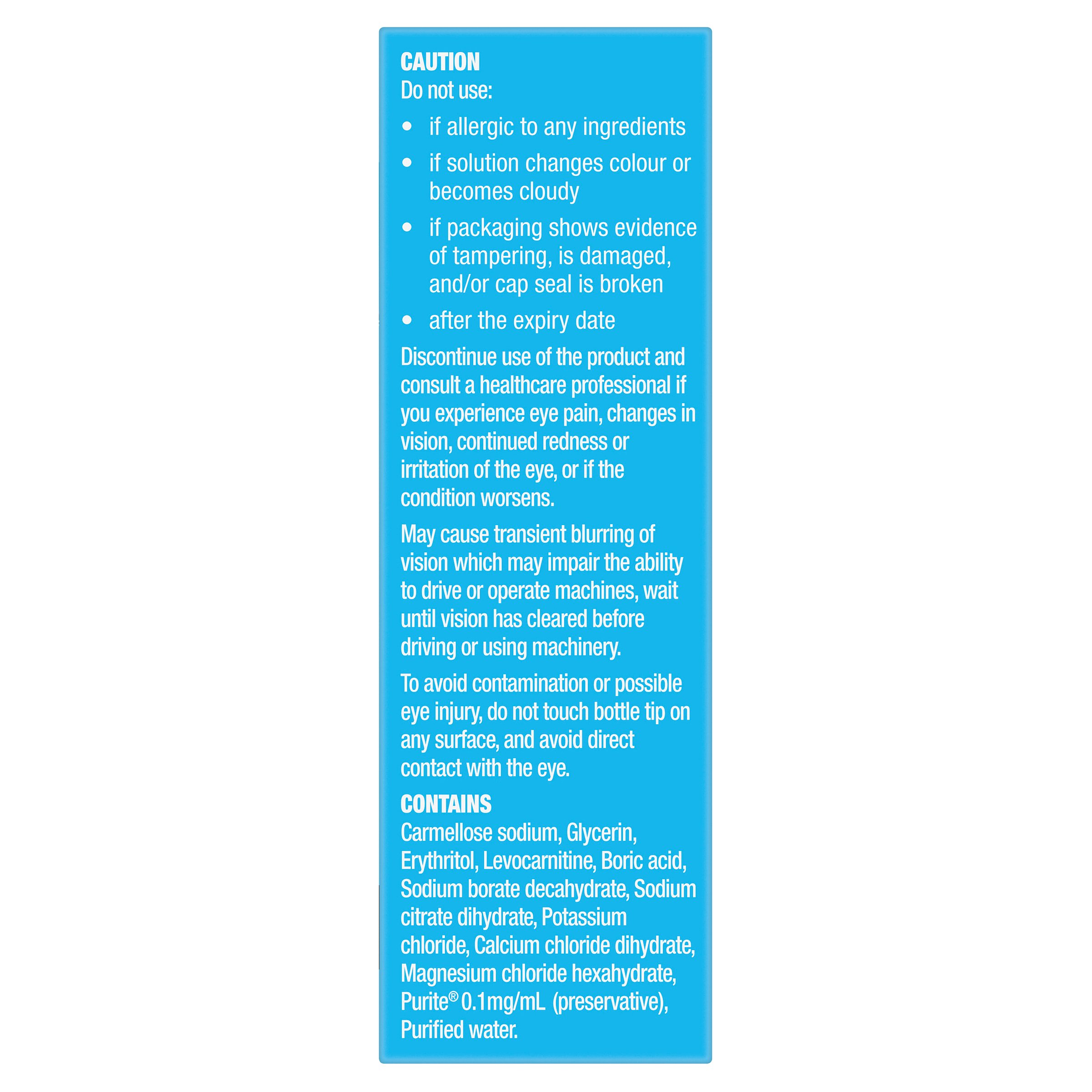 Optive Lubricant Eye Drops 15ml - Image 4