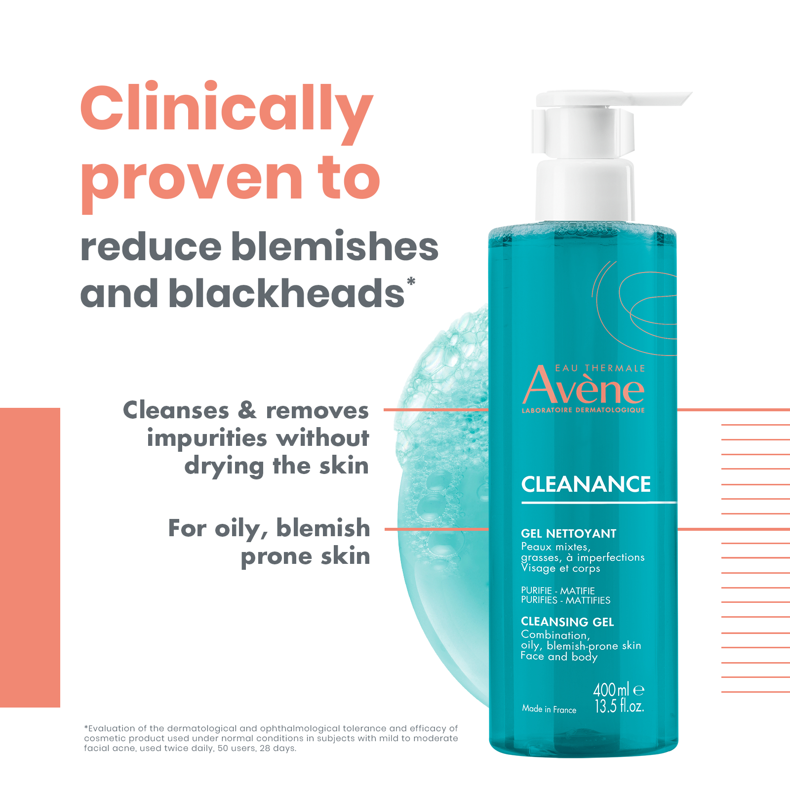 Avene Cleanance Cleansing Gel 400ml - Image 4