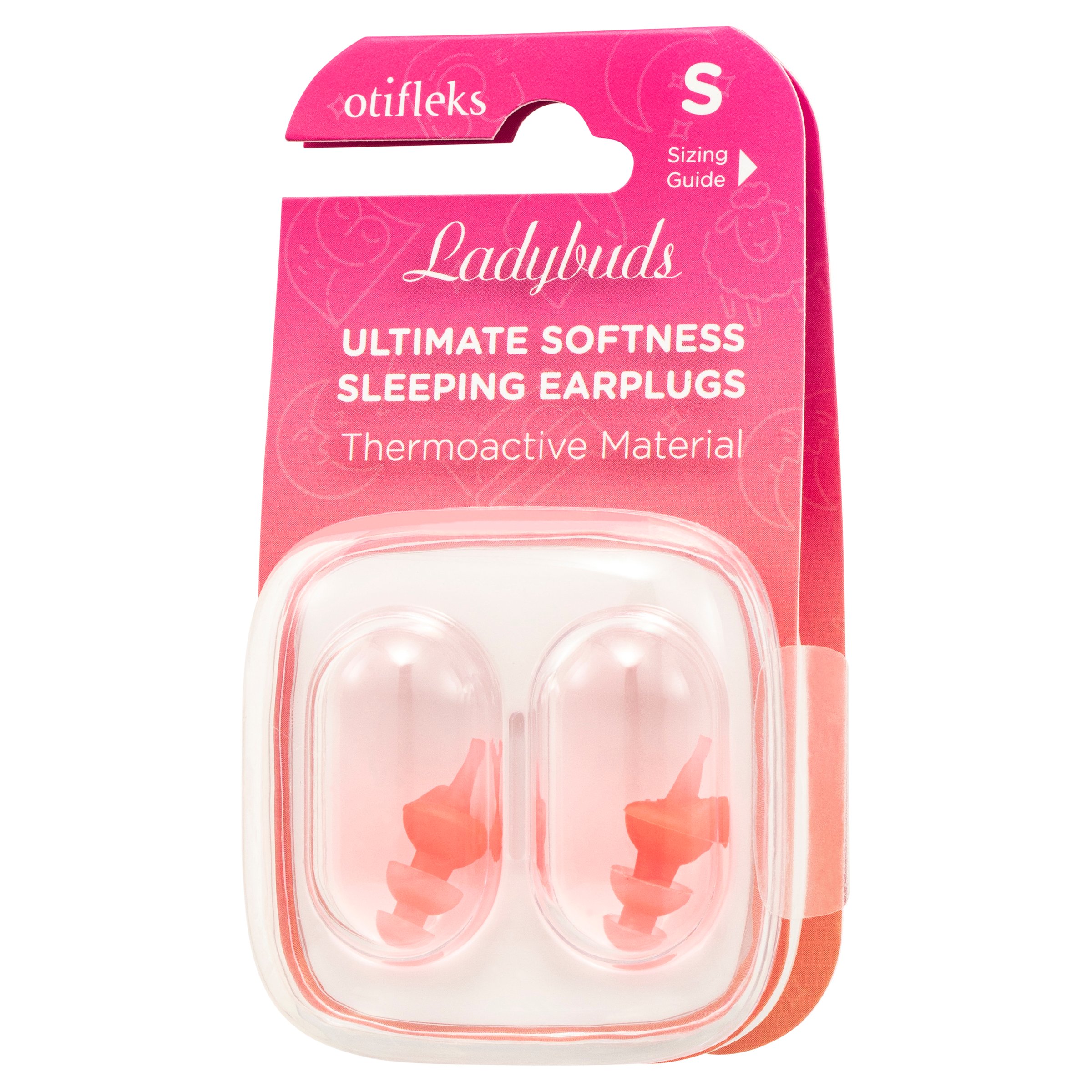 Otifleks Ladybuds Womens Earplugs Small 1 pair - Image 4