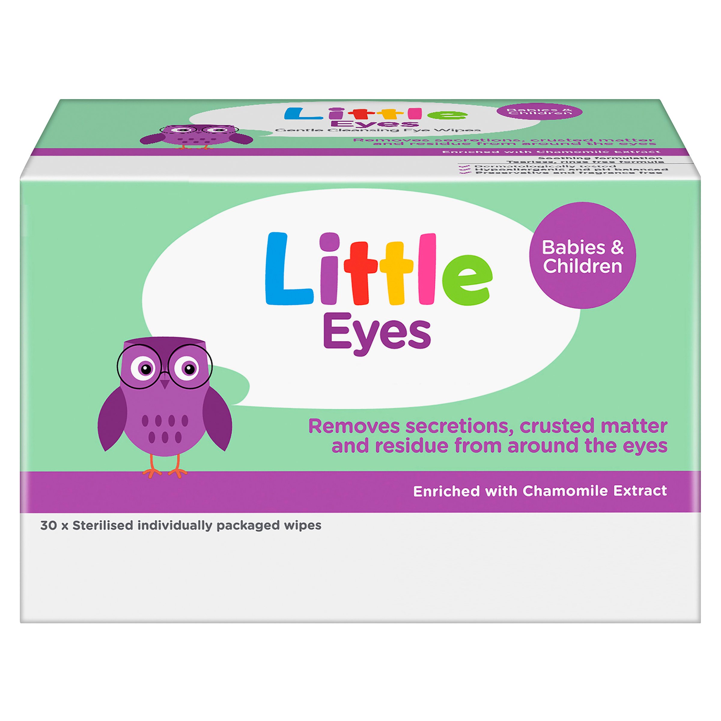 Little Eyes Gentle Cleansing Wipes For Babies & Children 30 wipes - Image 8