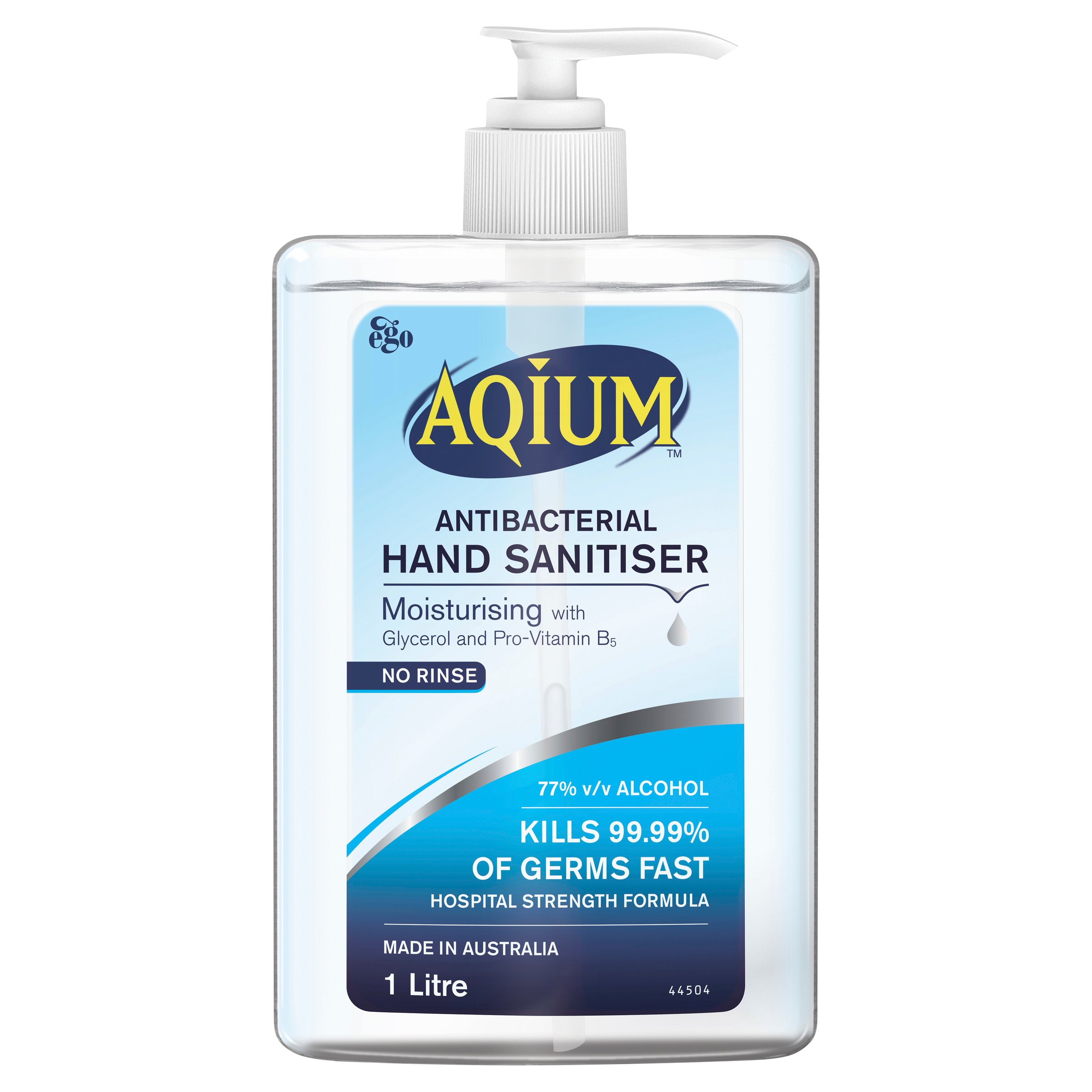 Ego Aqium Hand Sanitiser 1 litre - Image 1