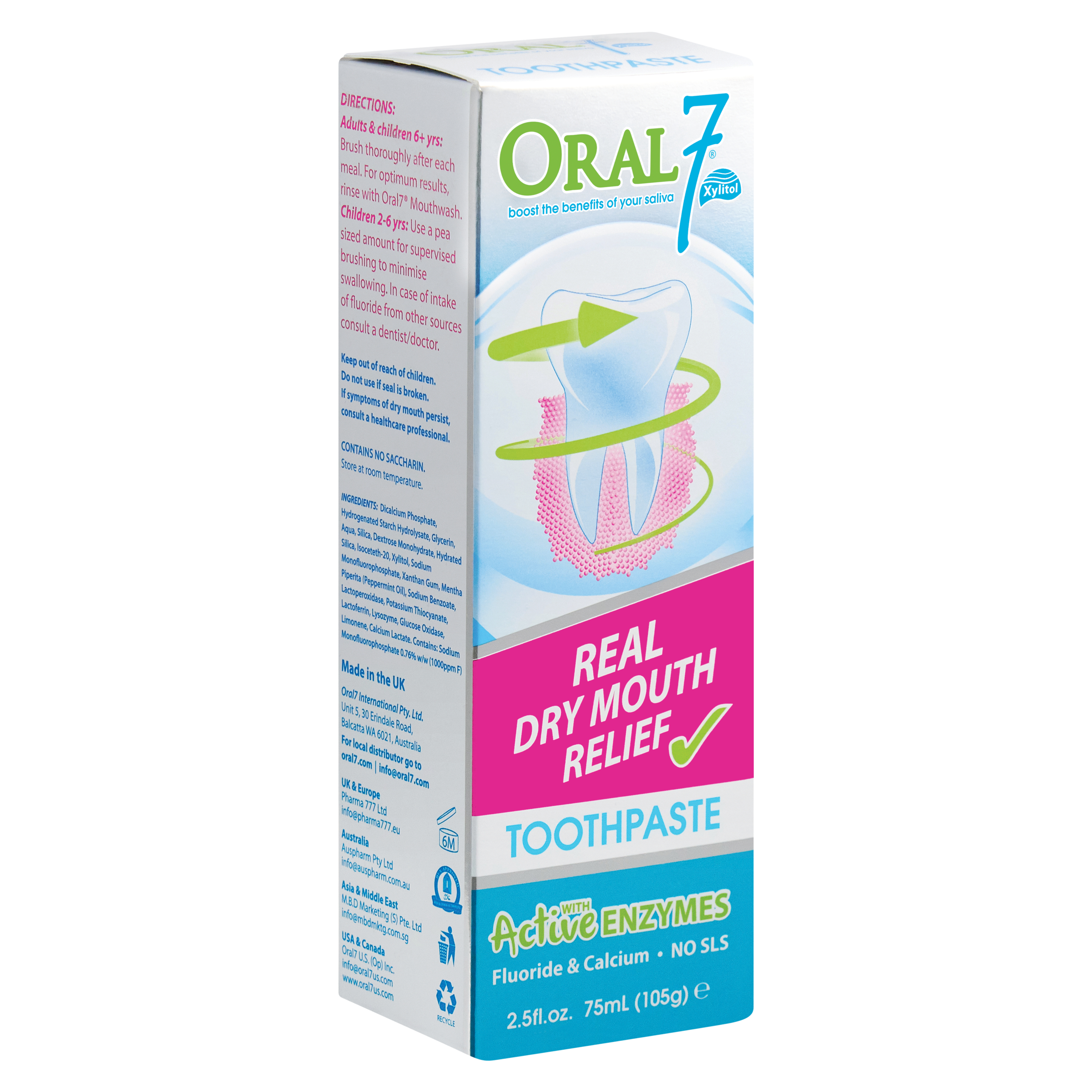 Oral7 Dry Mouth Toothpaste 105g - Image 8