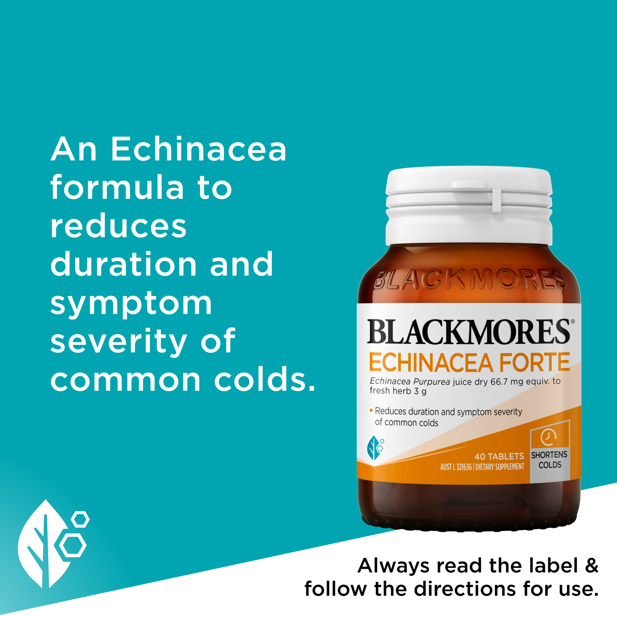 Blackmores Echinacea Forte 40 tablets - Image 6
