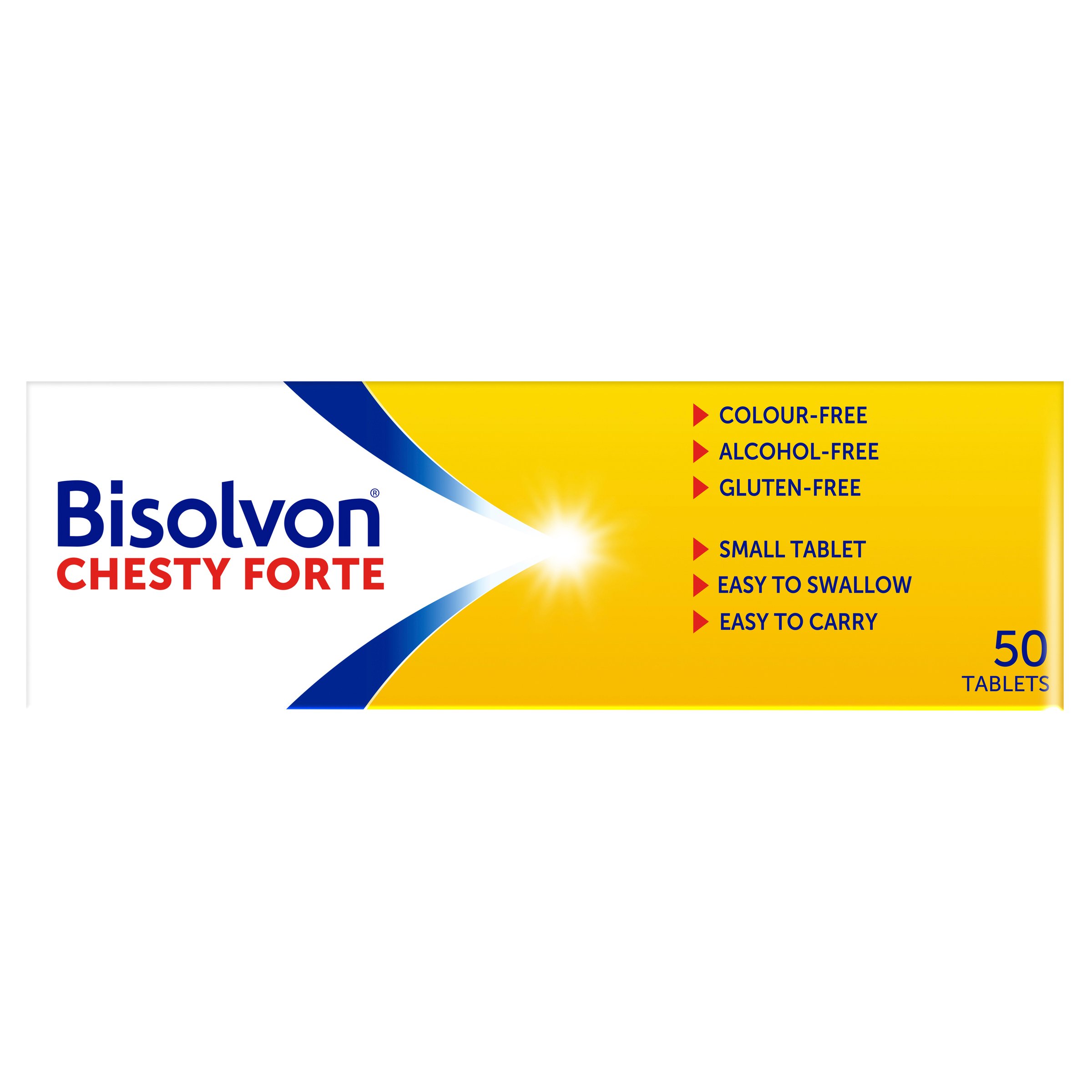 Bisolvon Chesty Forte 8mg - 50 tablets - Image 3