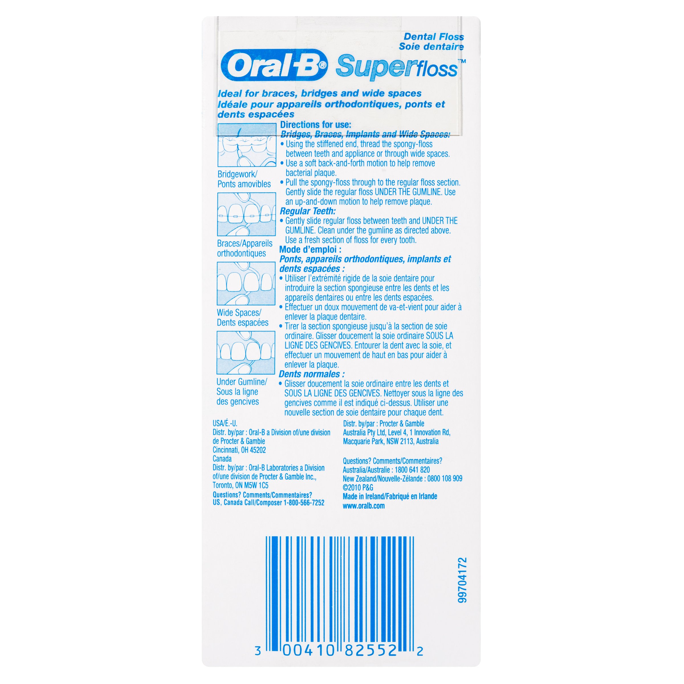 Oral-B Super Floss Unwaxed 50 Pack - Image 4