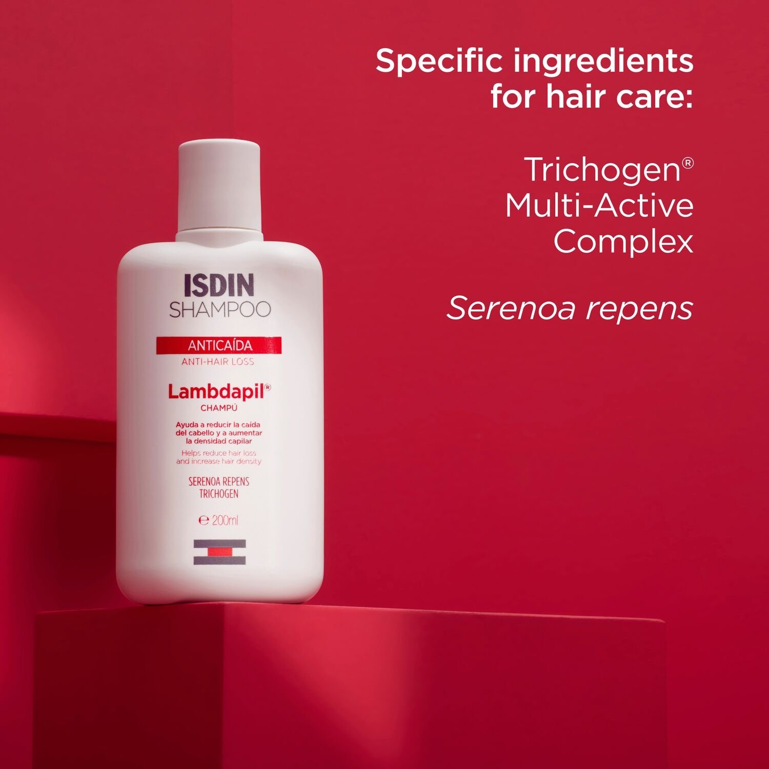 ISDIN Lambdapil Anti Hair Loss Shampoo 200ml - Image 2