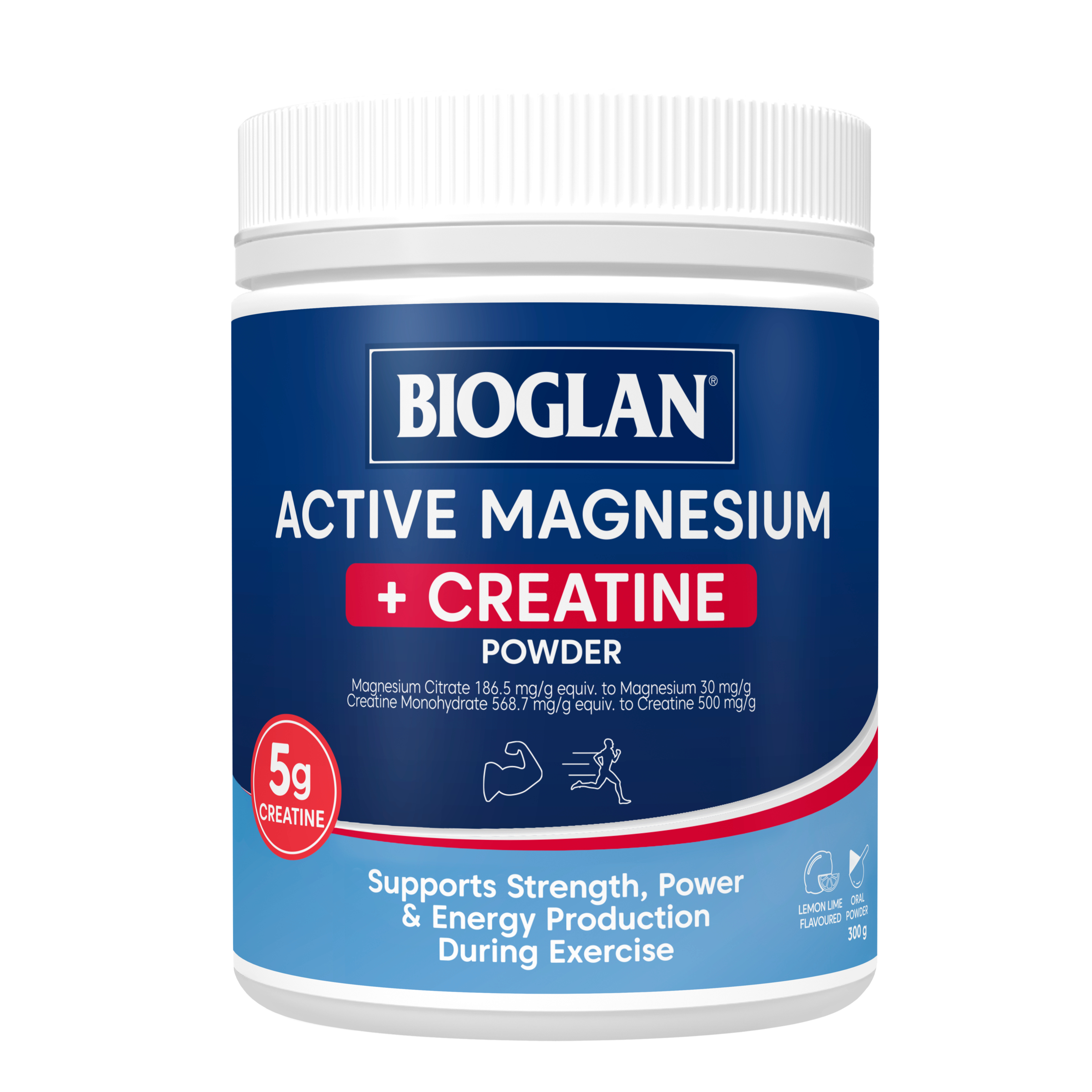 Bioglan Active Magnesium + Creatine 300g - Image 1