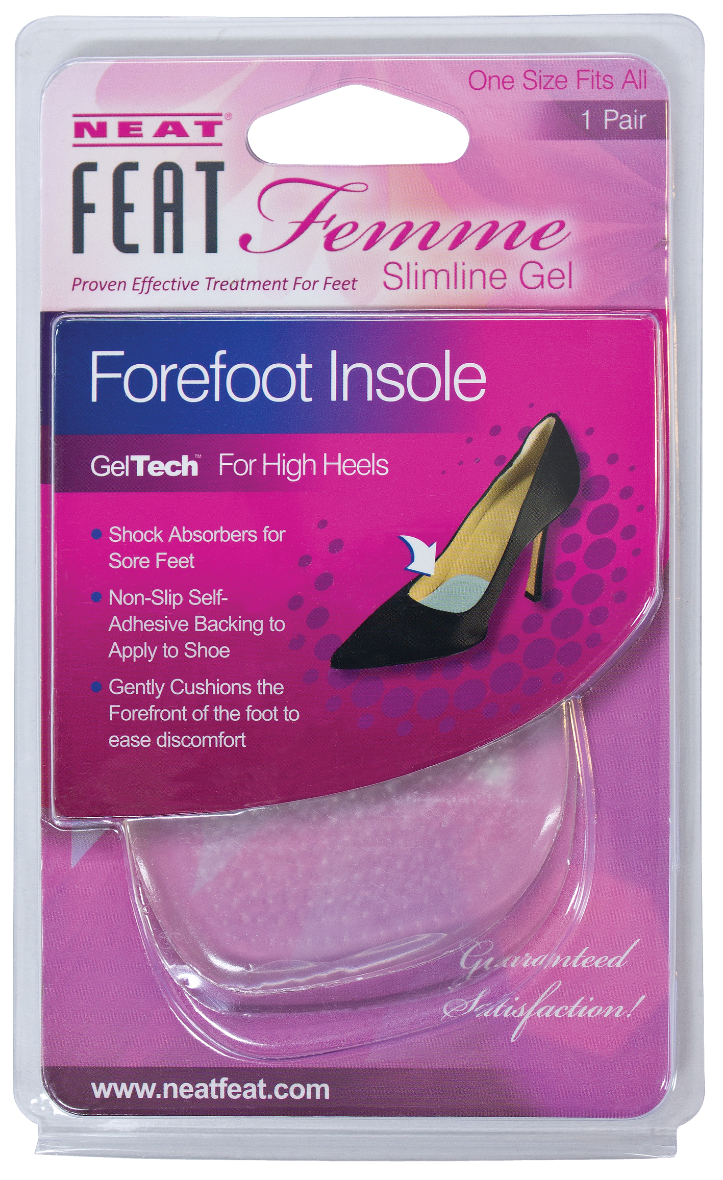 Neat Feat Gel Femme Forefoot Insole 1 pair - Image 2