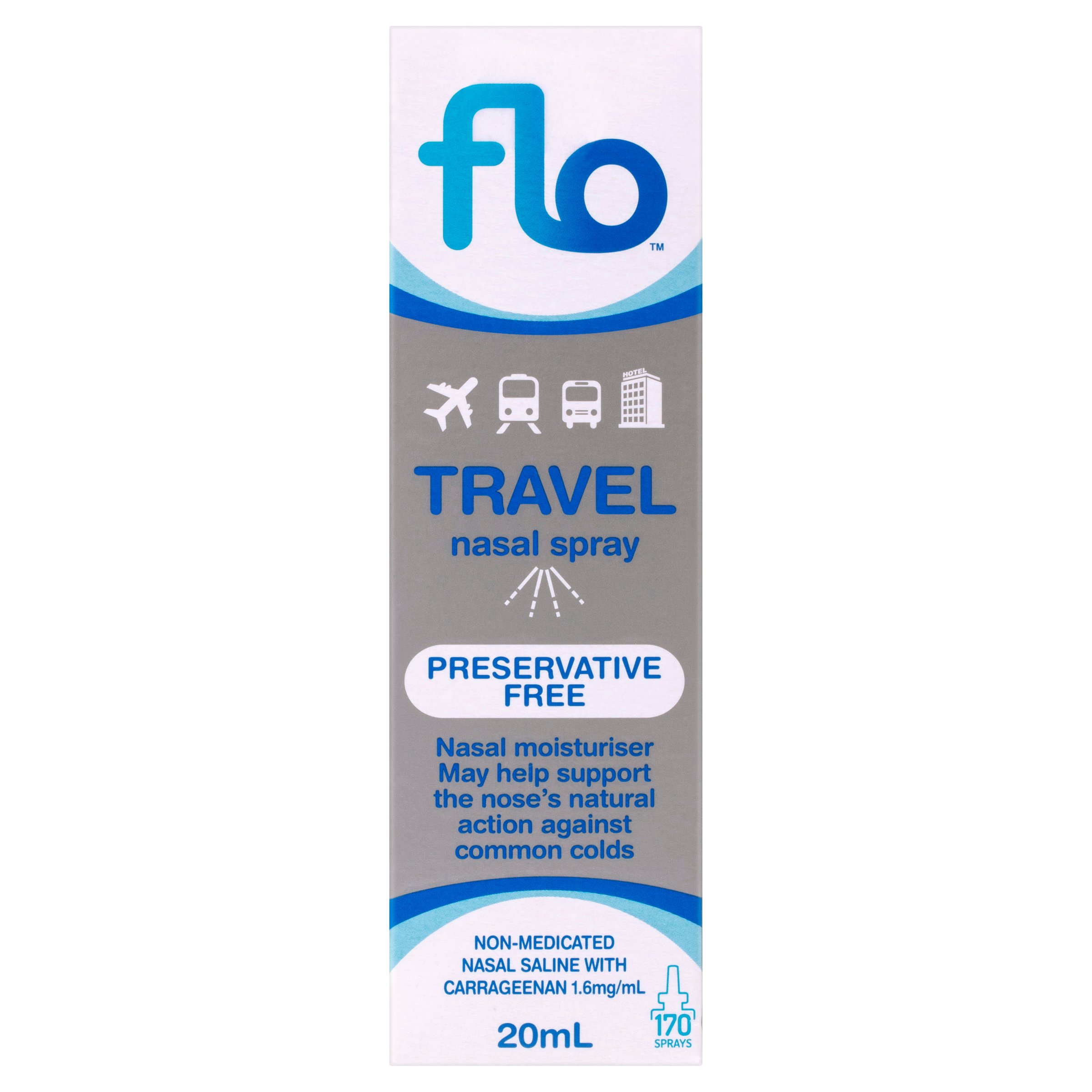 FLO Travel Nasal Spray 20ml - Image 1