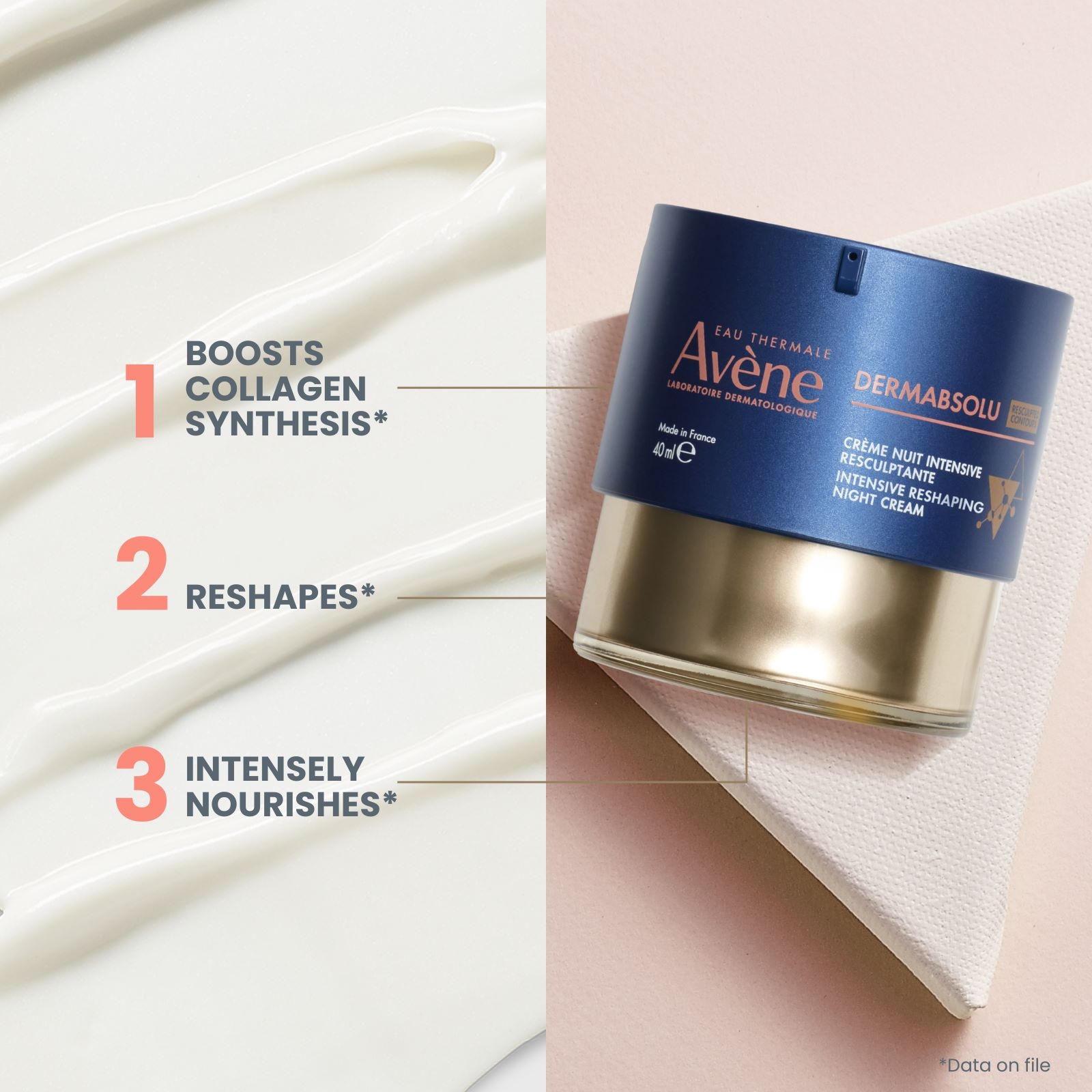 Avene Dermabsolu Intensive Reshaping Night Cream 40ml - Image 2
