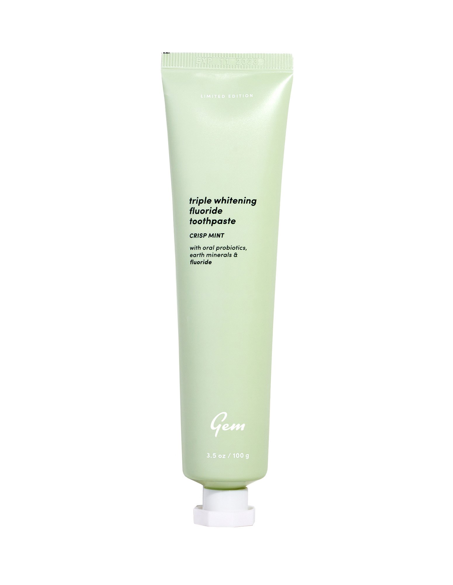 Gem Triple Whitening Toothpaste Fluoride Mint 100g - Image 4