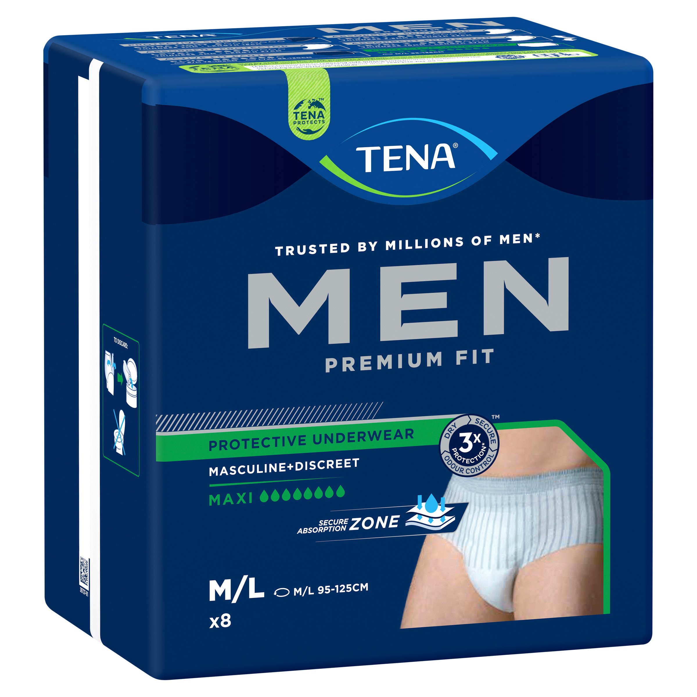 Tena Pants Men Moderate to Heavy Level 4 - 8 pack - Image 10