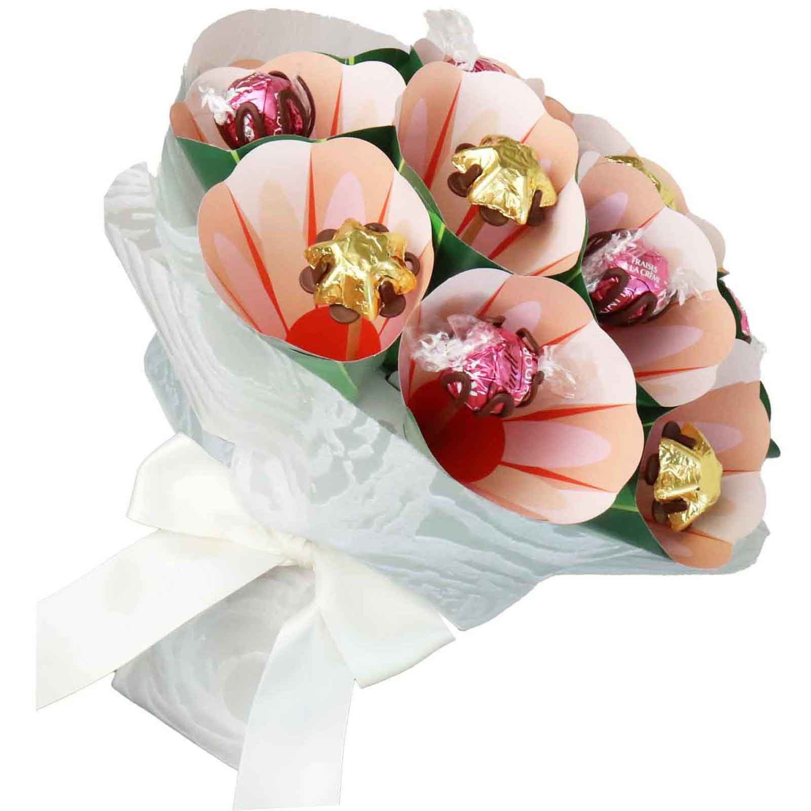 Edible Blooms Strawberry Crème Chocolate Bouquet 1 each