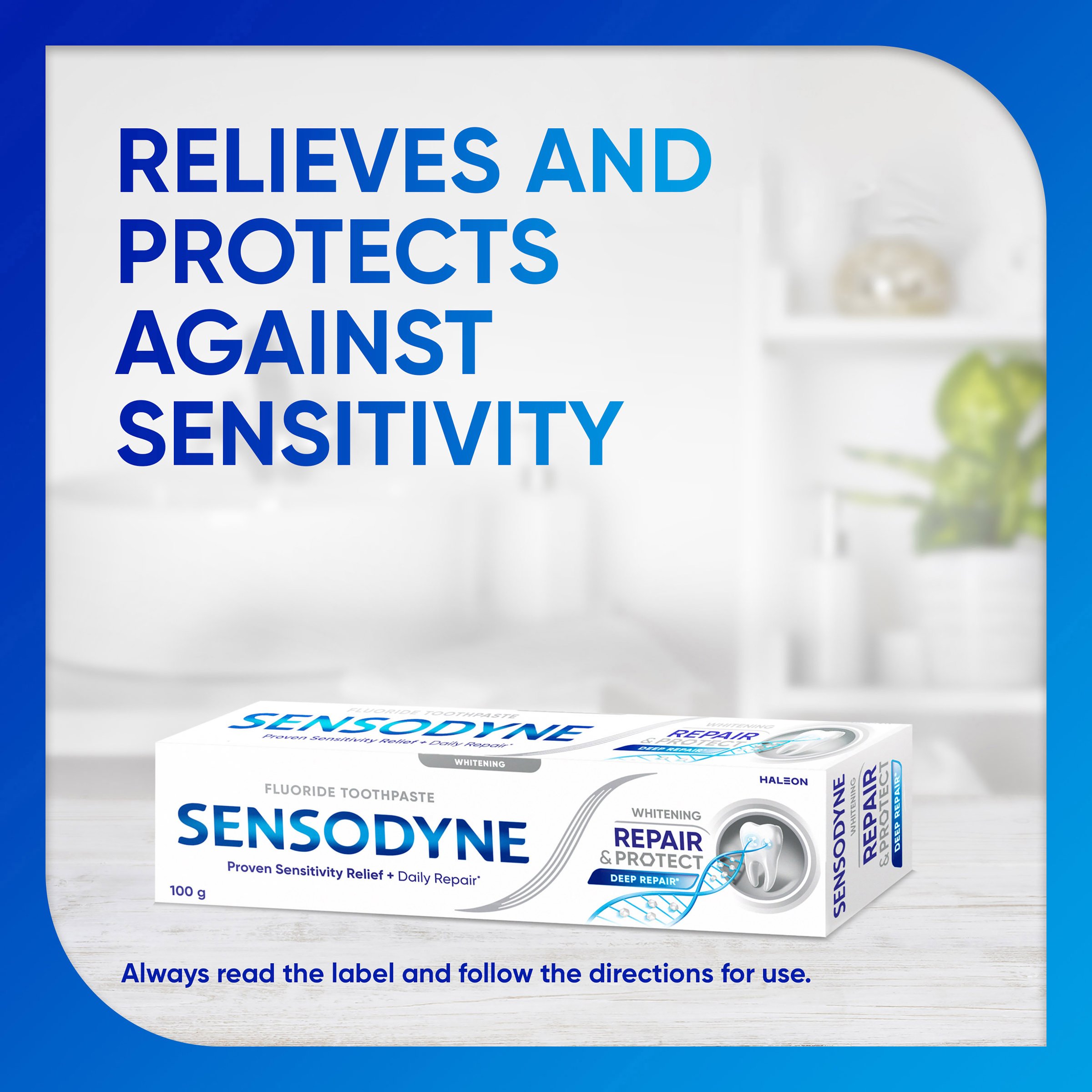 Sensodyne Toothpaste Repair & Protect Whitening 100g - Image 6