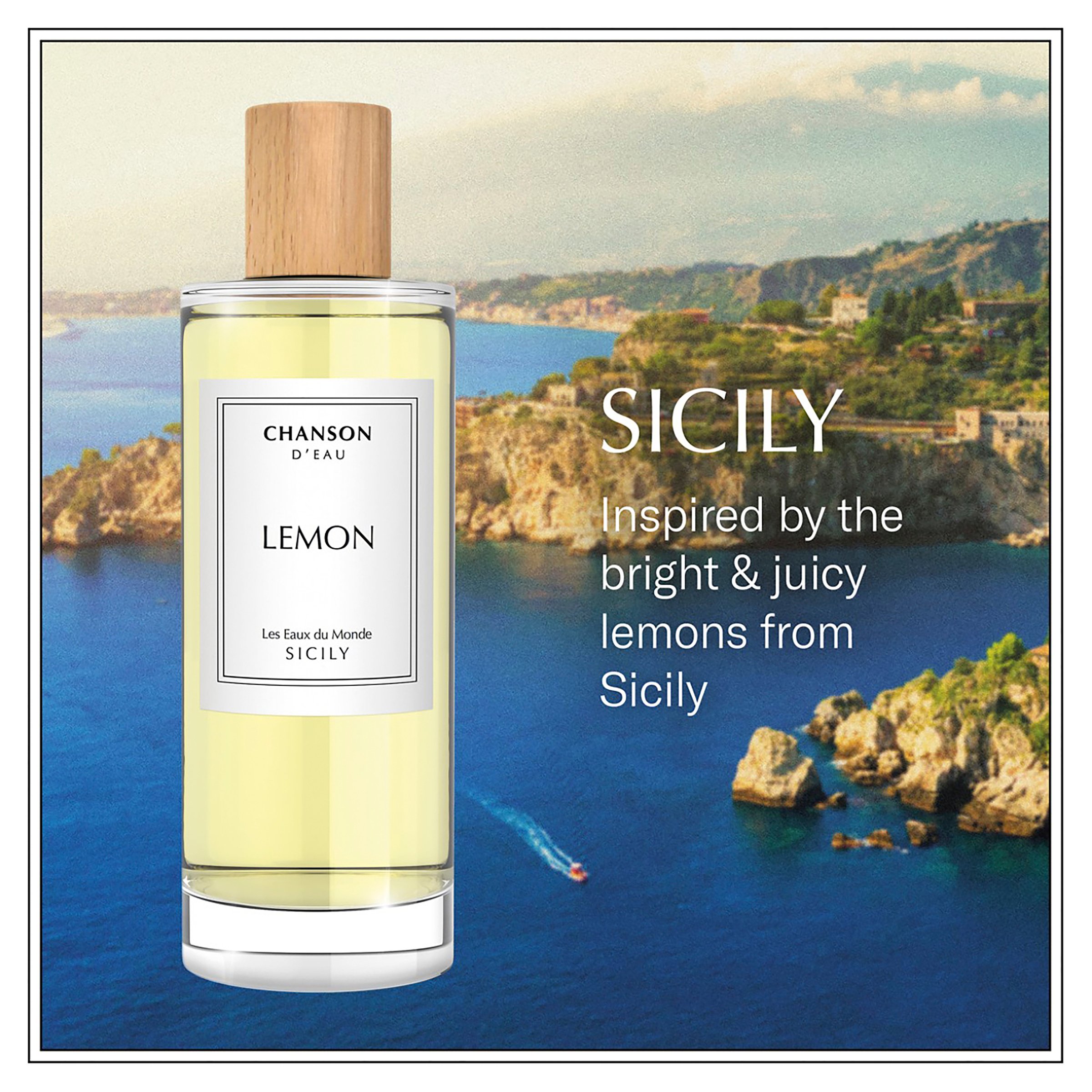 Chanson D'Eau Lemon Les Eaux du Monde Sicily EDT Spray 100ml - Image 4