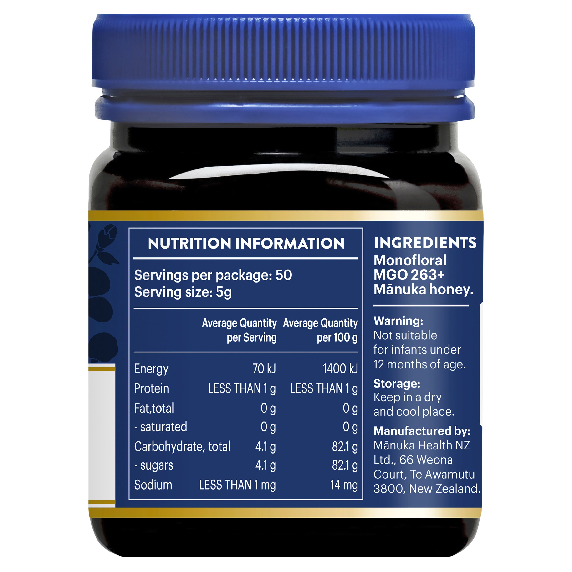 Manuka Health MGO 263+ UMF10 - 250g - Image 4