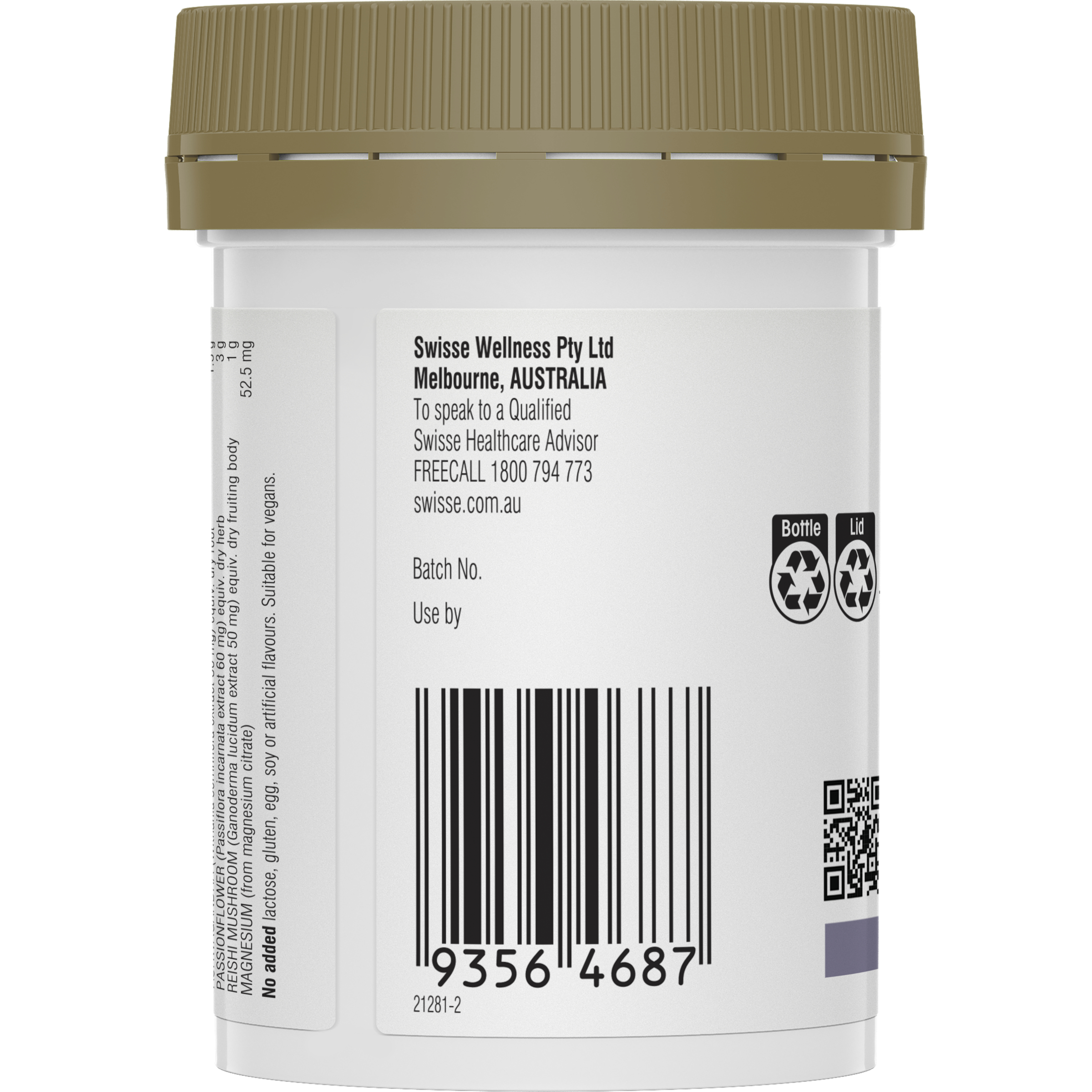 Swisse Ultiboost Ashwagandha Calm+ 60 tablets - Image 3
