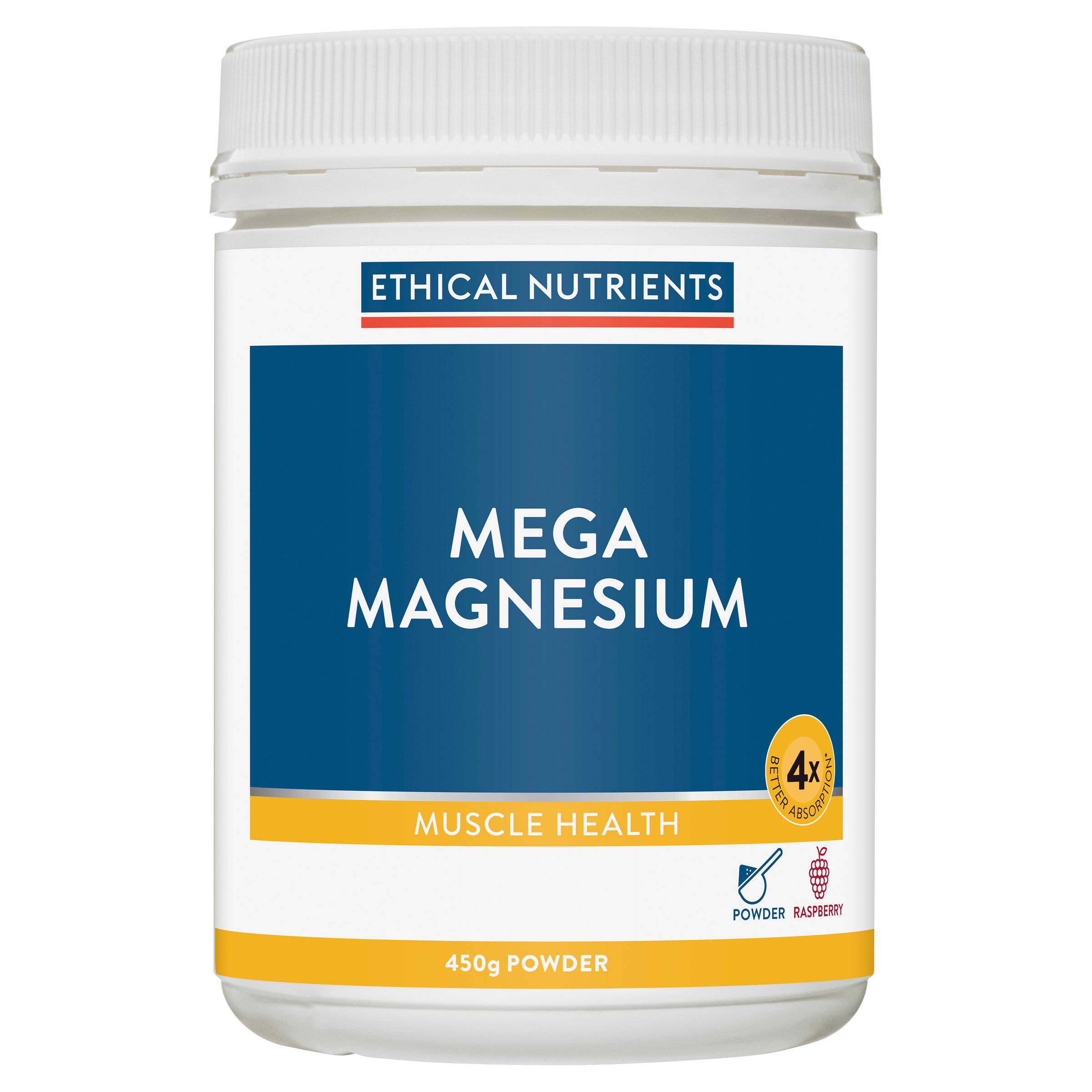 Ethical Nutrients Mega Magnesium Powder Raspberry 450g - Image 5