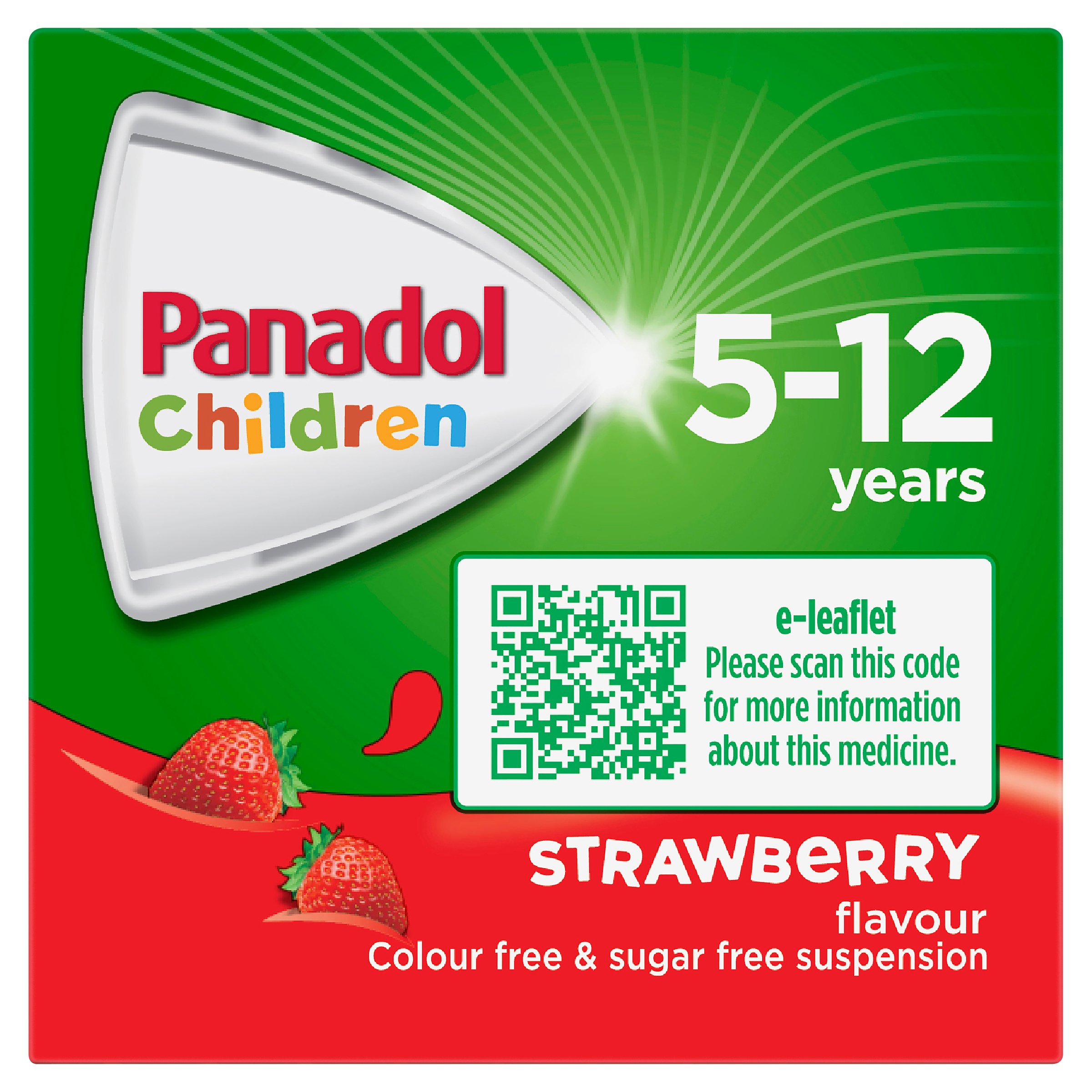 Panadol Children 5-12 Years Colourfree Suspension Strawberry Flavour 100ml - Image 5