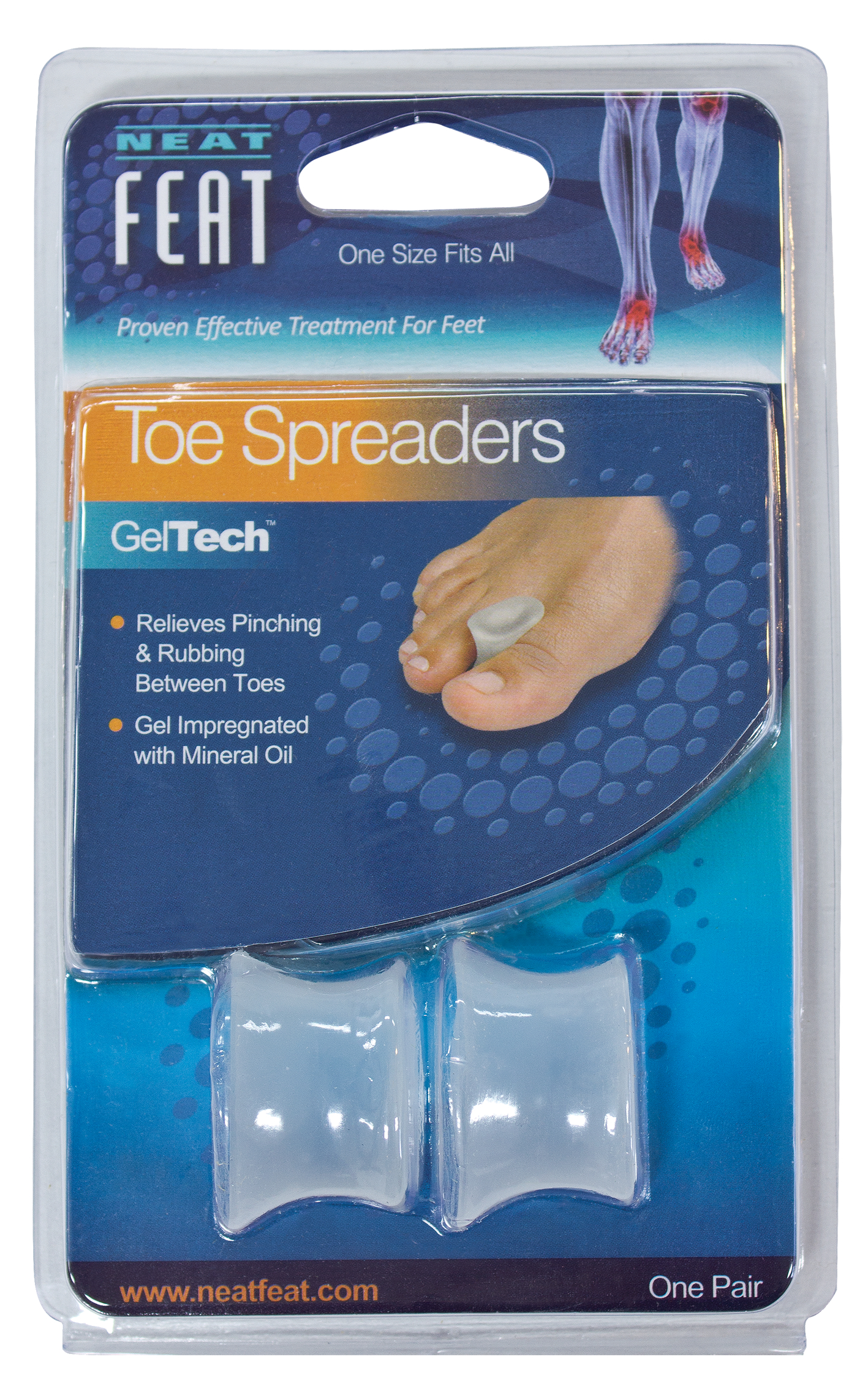 Neat Feat Gel Toe Spreaders 1 pair