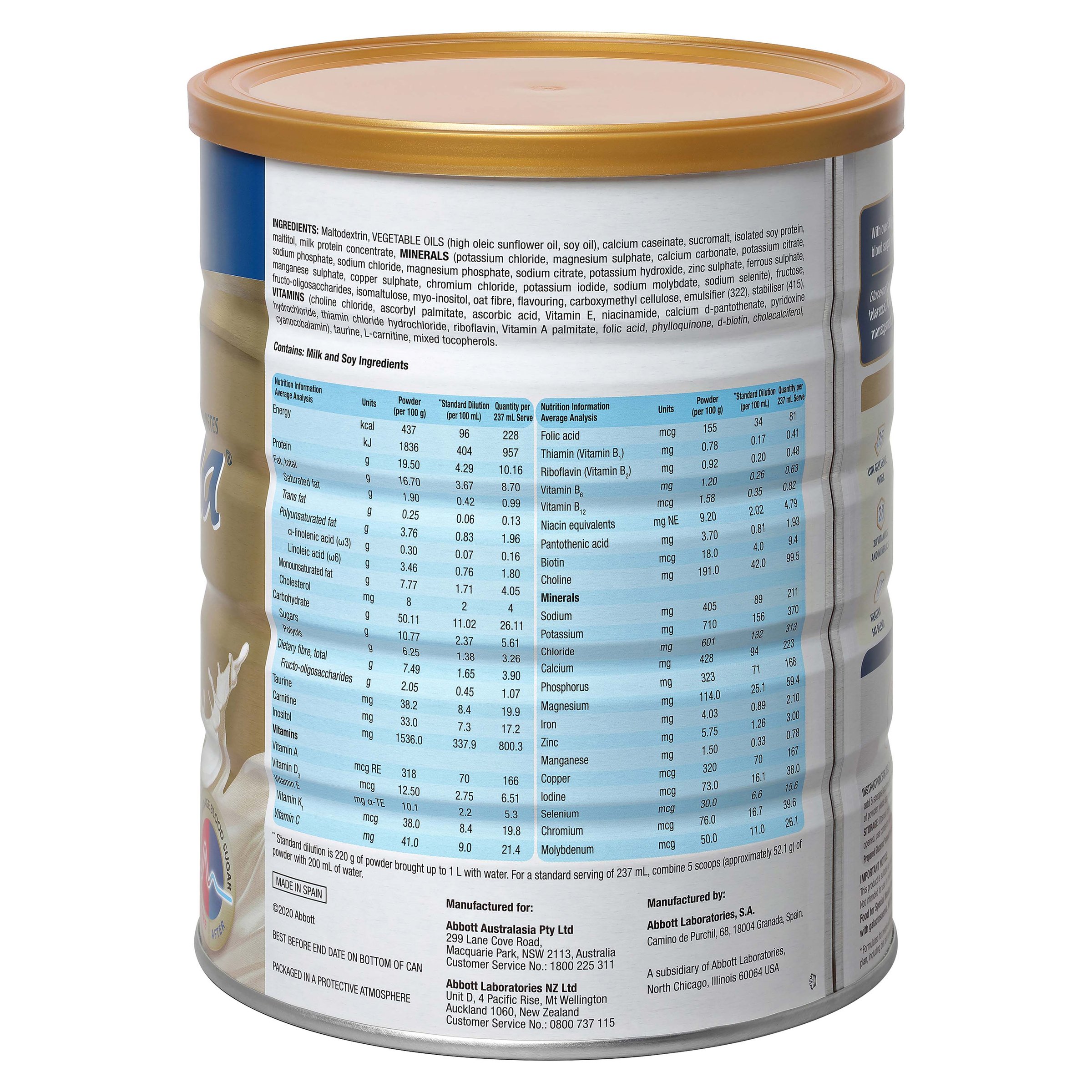 Glucerna Vanilla Flavour 850g - Image 3