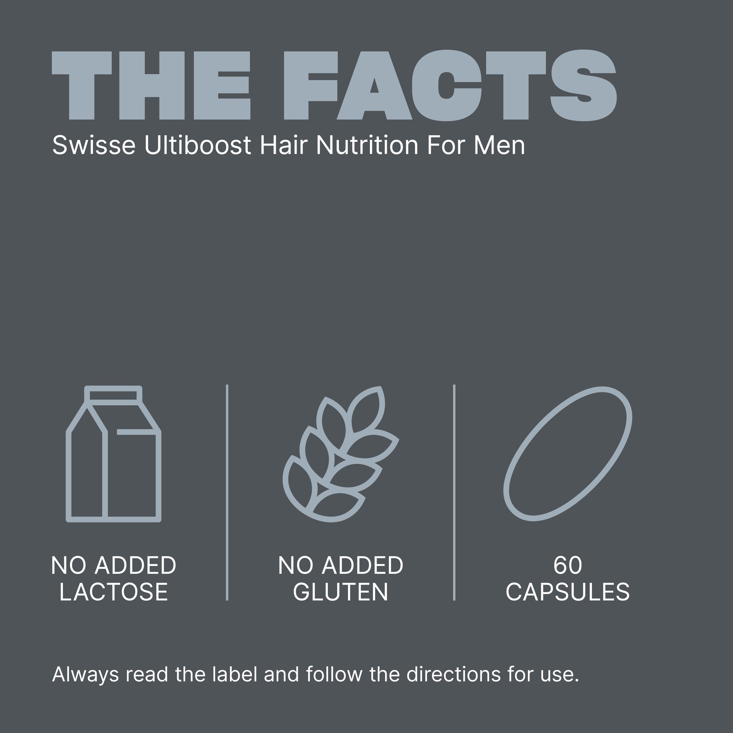 Swisse Ultiboost Hair Nutrition Men 60 capsules - Image 5