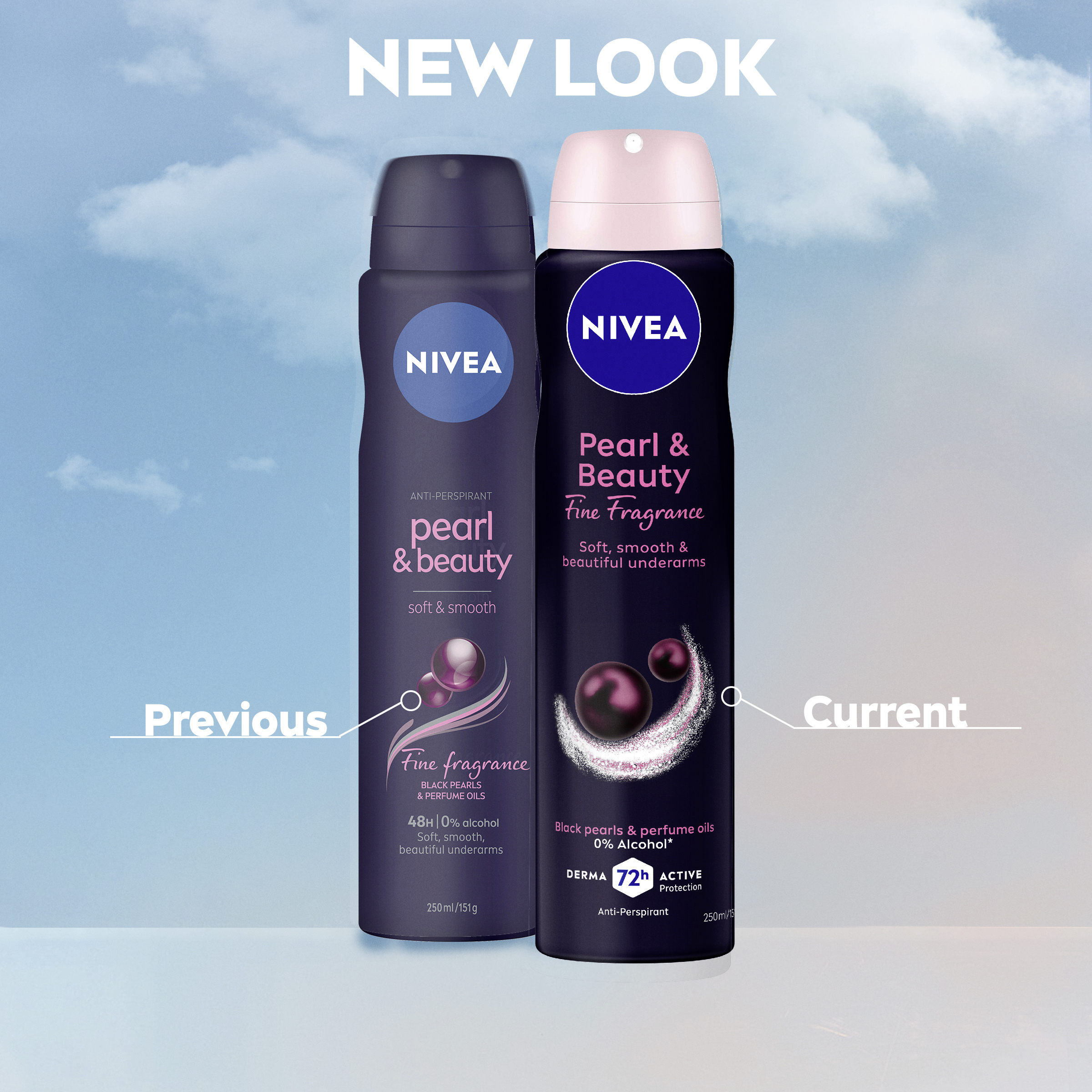 Nivea Deodorant Aerosol Black Pearls 250ml - Image 4