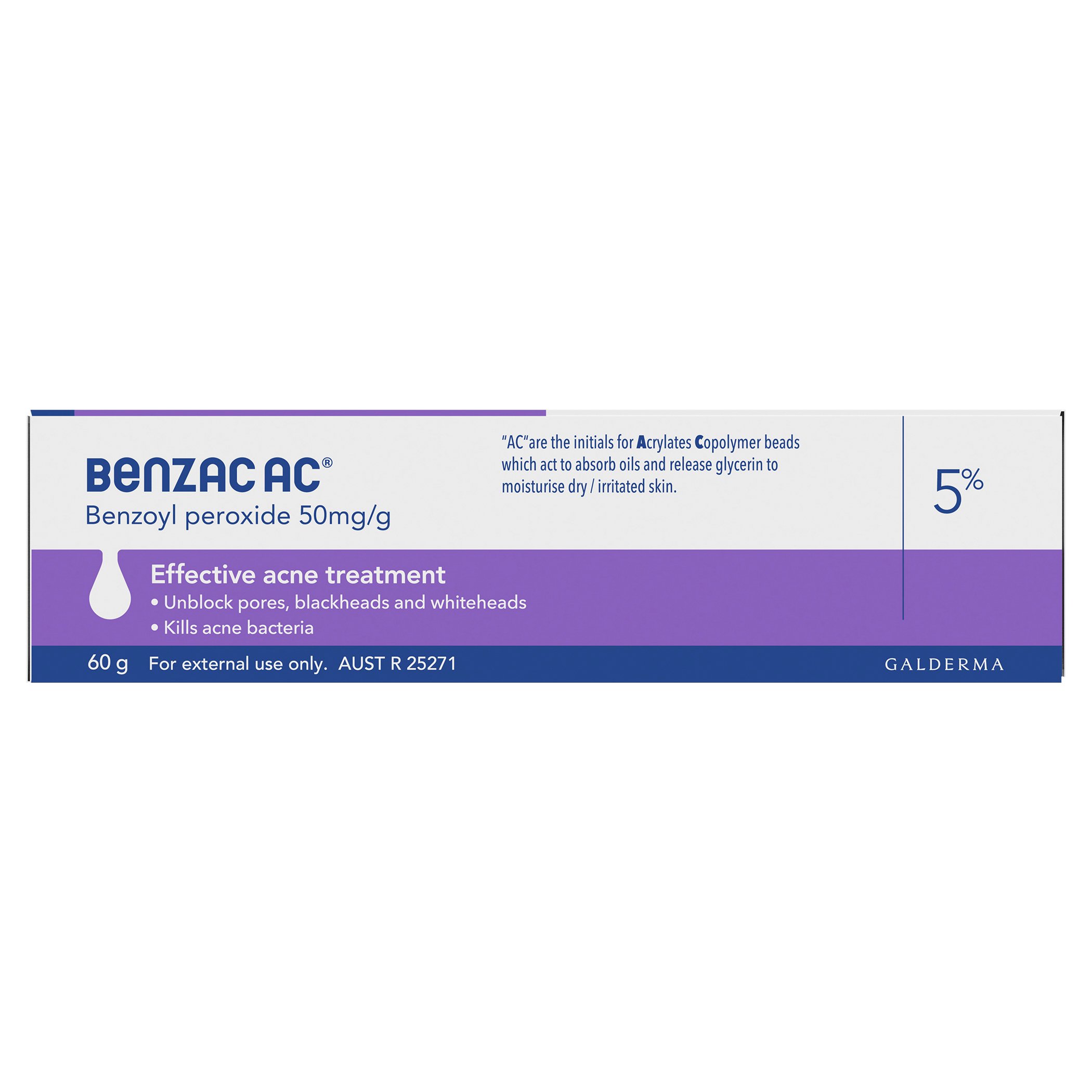 Benzac AC Gel 5.0% - 60g - Image 4