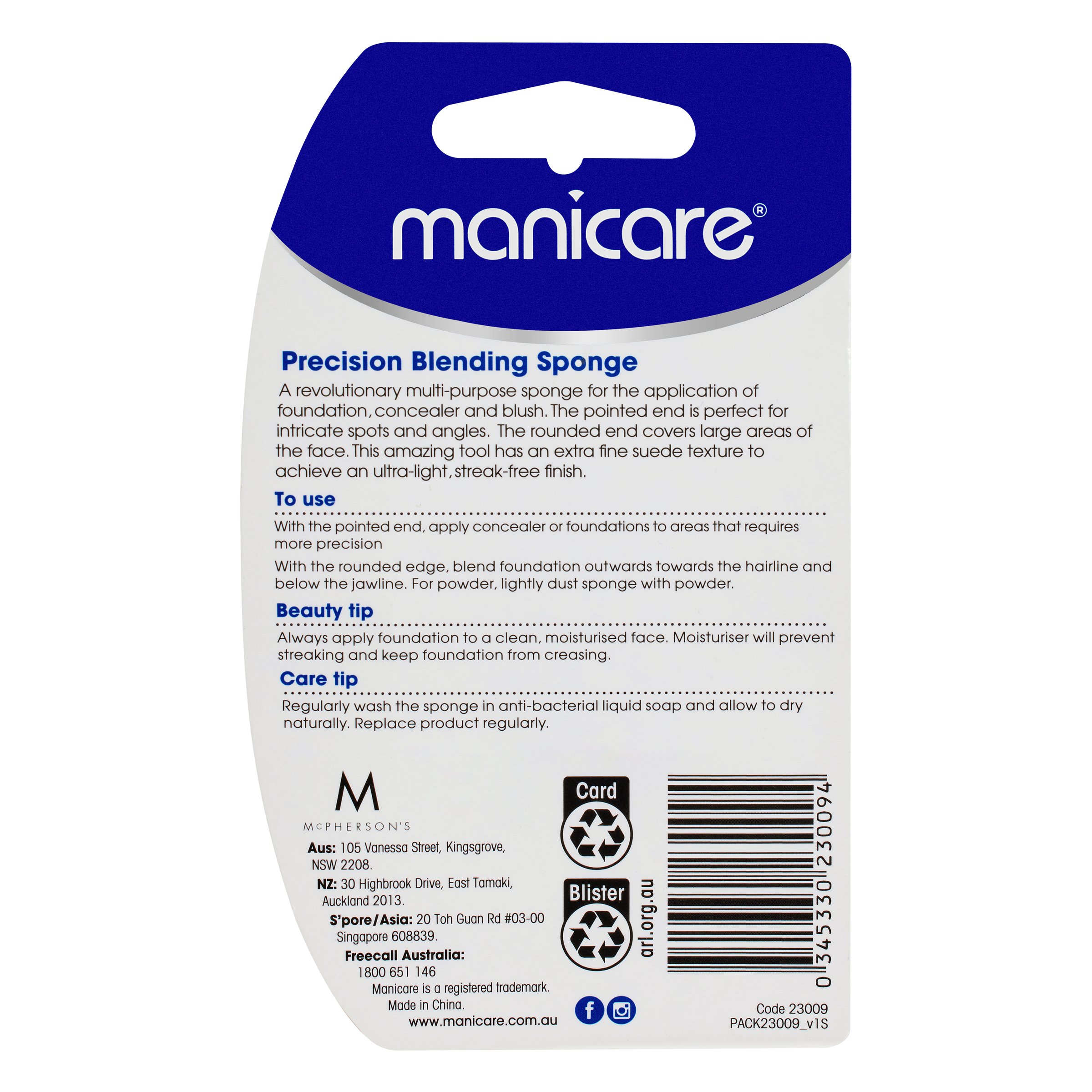 Manicare Precision Blending Sponge 1 each - Image 2