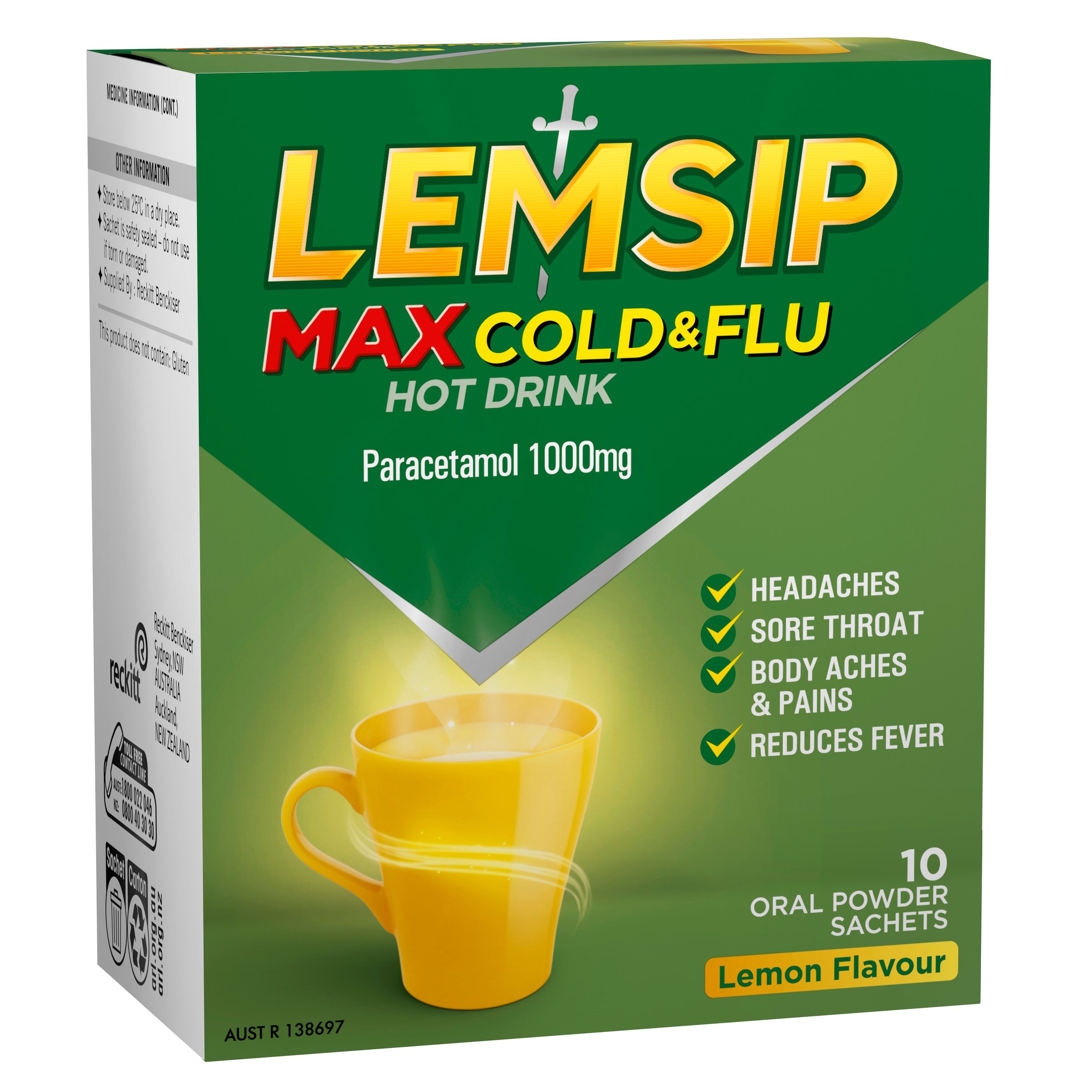 Lemsip Max Cold & Flu 10 sachets - Image 5