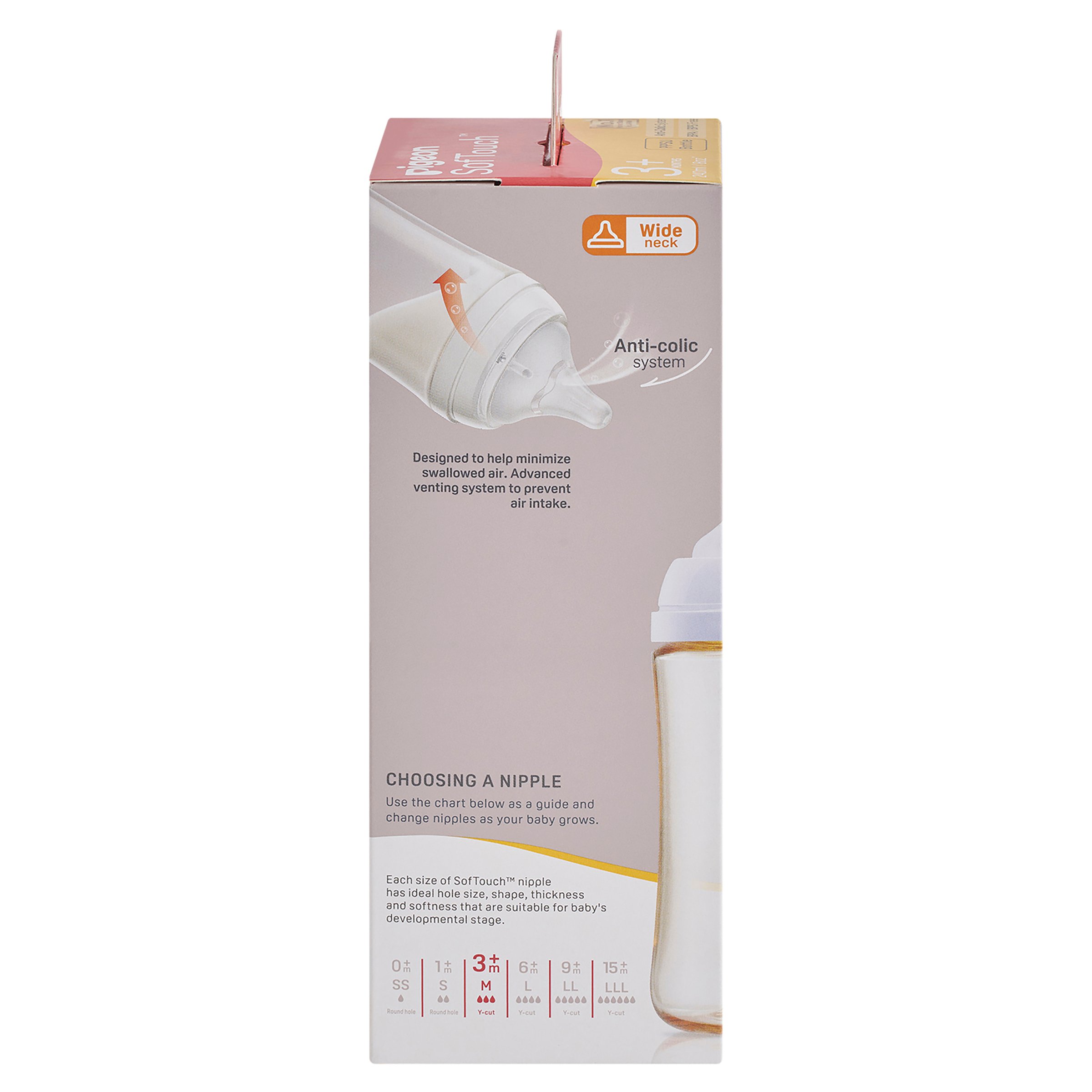 Pigeon Softouch 3 Nursing Bottle PPSU Medium 240ml - Image 3