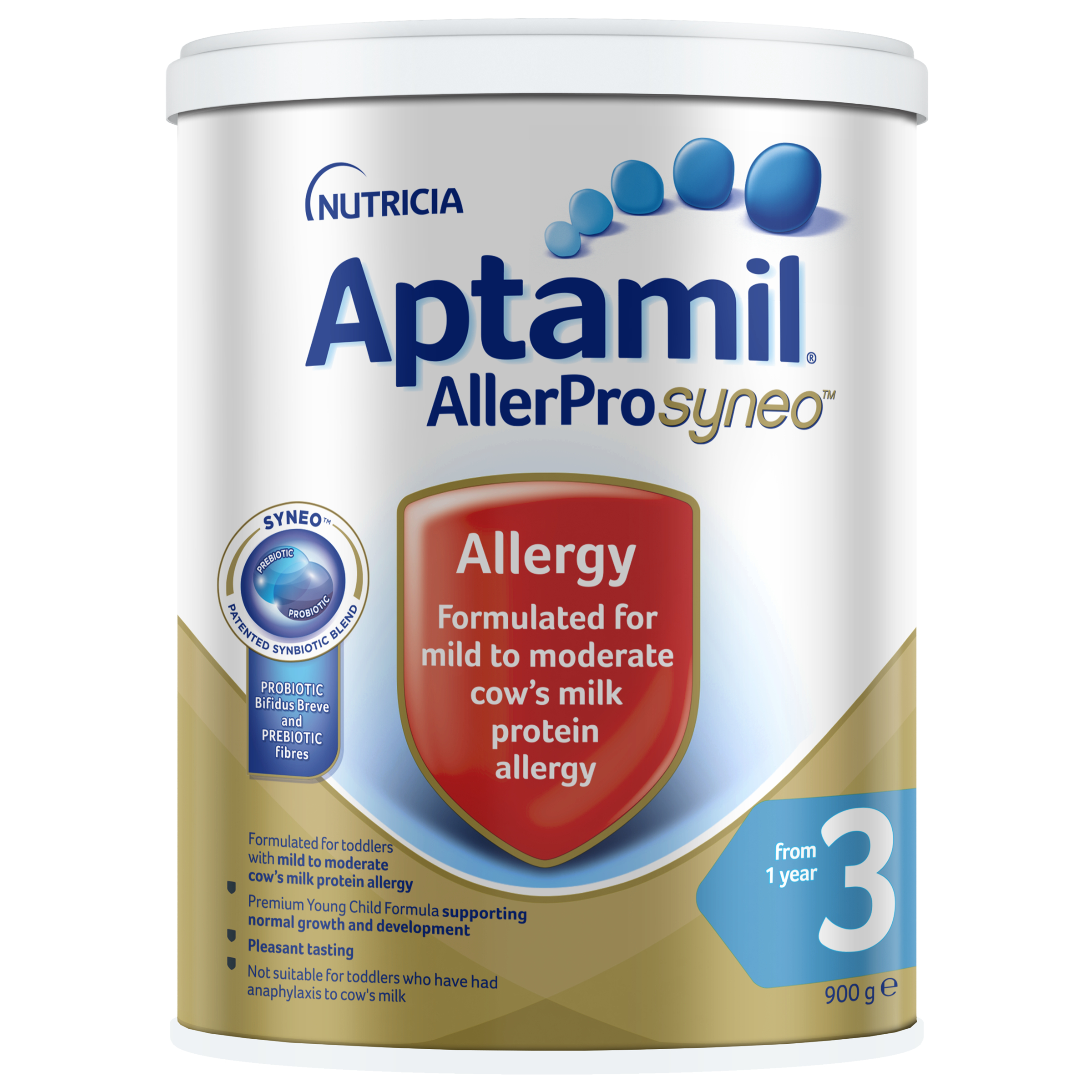 Aptamil Allerpro Syneo Premium Allergy Toddler Milk Drink From 12+ Months 900g - Image 1